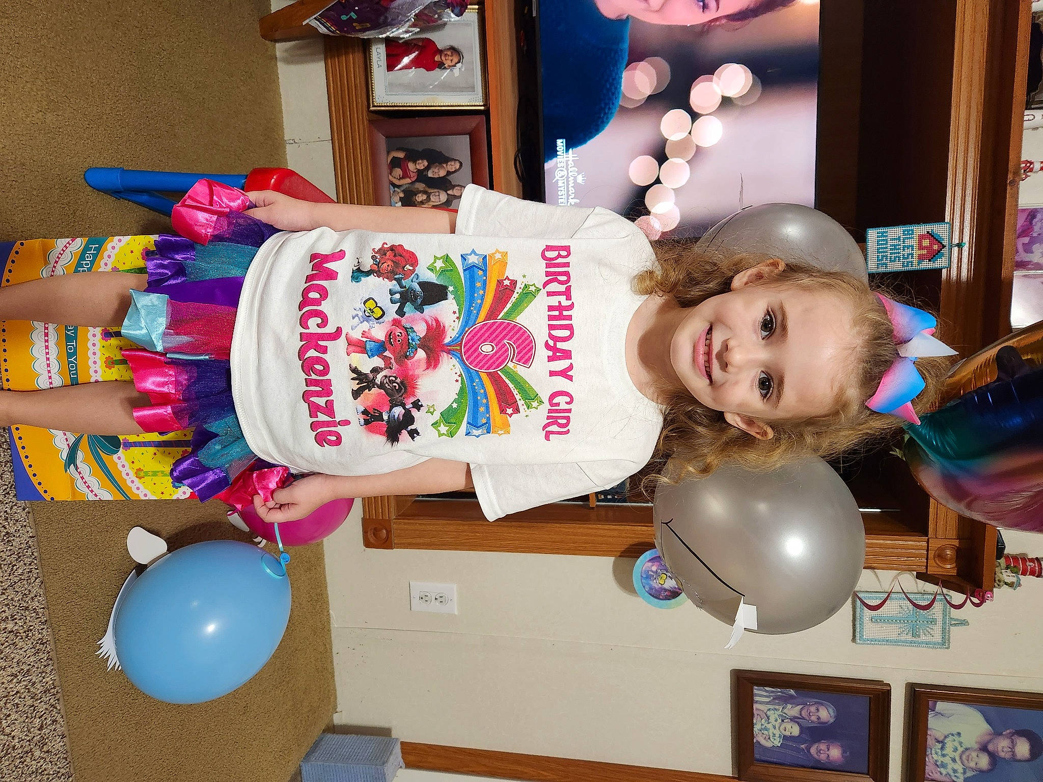 Mackenzie joined the competition — help win amazing prizes! balloon, child, event, fun, happy, joy, party, party_supply, person, room, smile, souvenir, toy