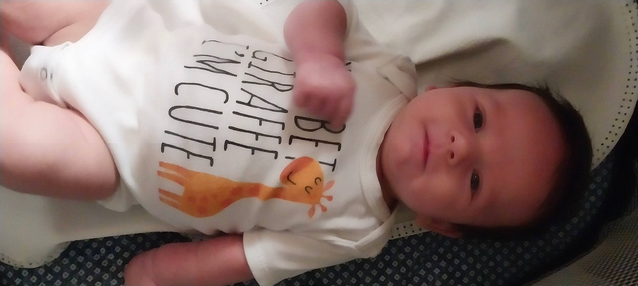 Ledger joined the competition — help win amazing prizes! baby, baby_toddler_clothing, cheek, child, comfort, eyelash, facial_expression, finger, gesture, hand, mammal, nail, nose, person, product, skin, sleeve, thumb, toddler, wrist