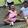 Jhazire joined the competition — help win amazing prizes! child, toddler, smiling, laughing, bench, metal_mesh, outdoor, park, grass, adult, tattoo, toy, holding, pink_clothing, shorts, sandal, happy, friendship, summer, play