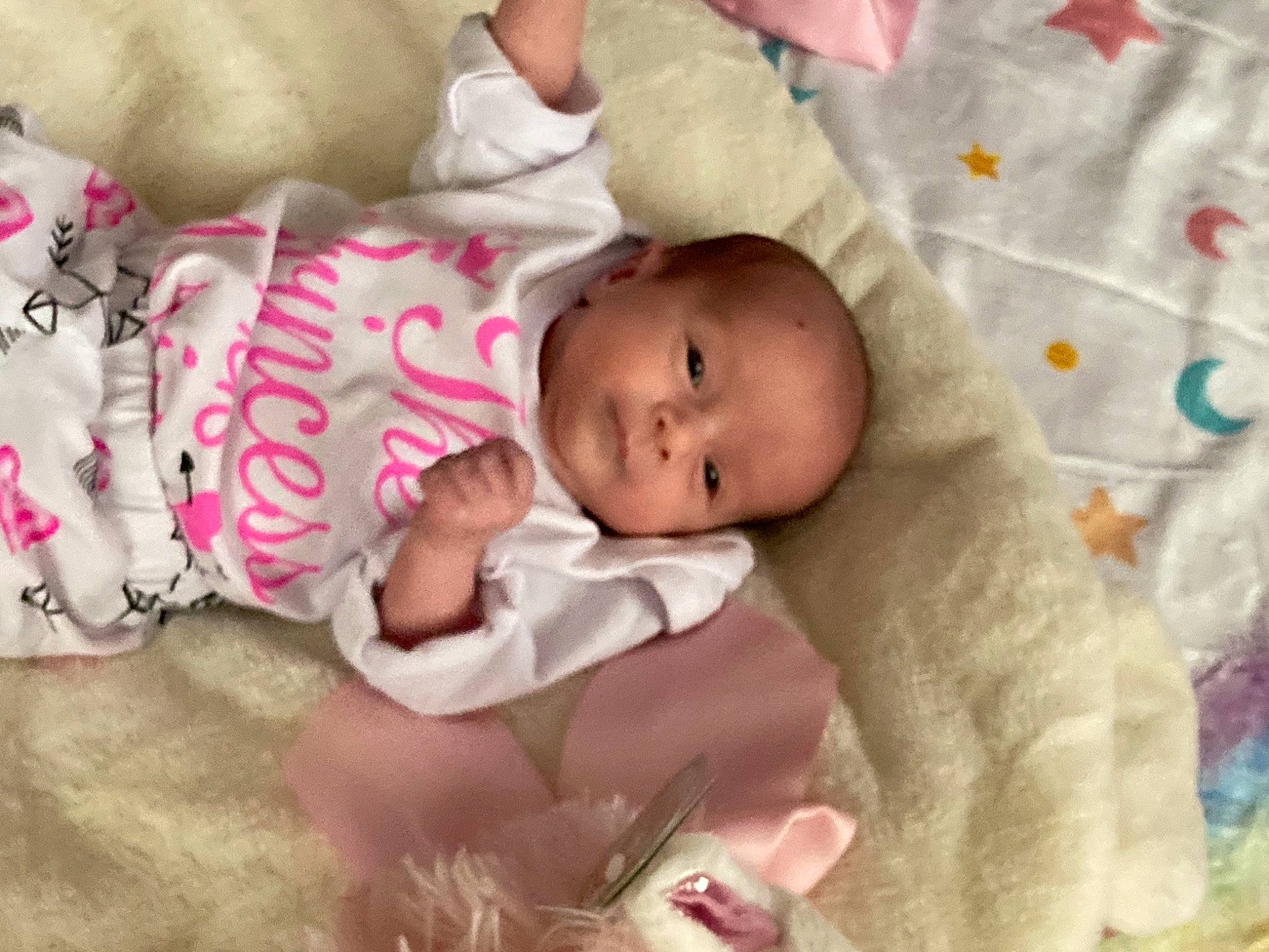 Arieanna is registered to the contest to win money with this photo: baby, baby_products, baby_sleeping, baby_toddler_clothing, bedtime, cheek, child, comfort, eye, face, happy, head, linens, lip, mouth, nose, person, pink, skin, textile