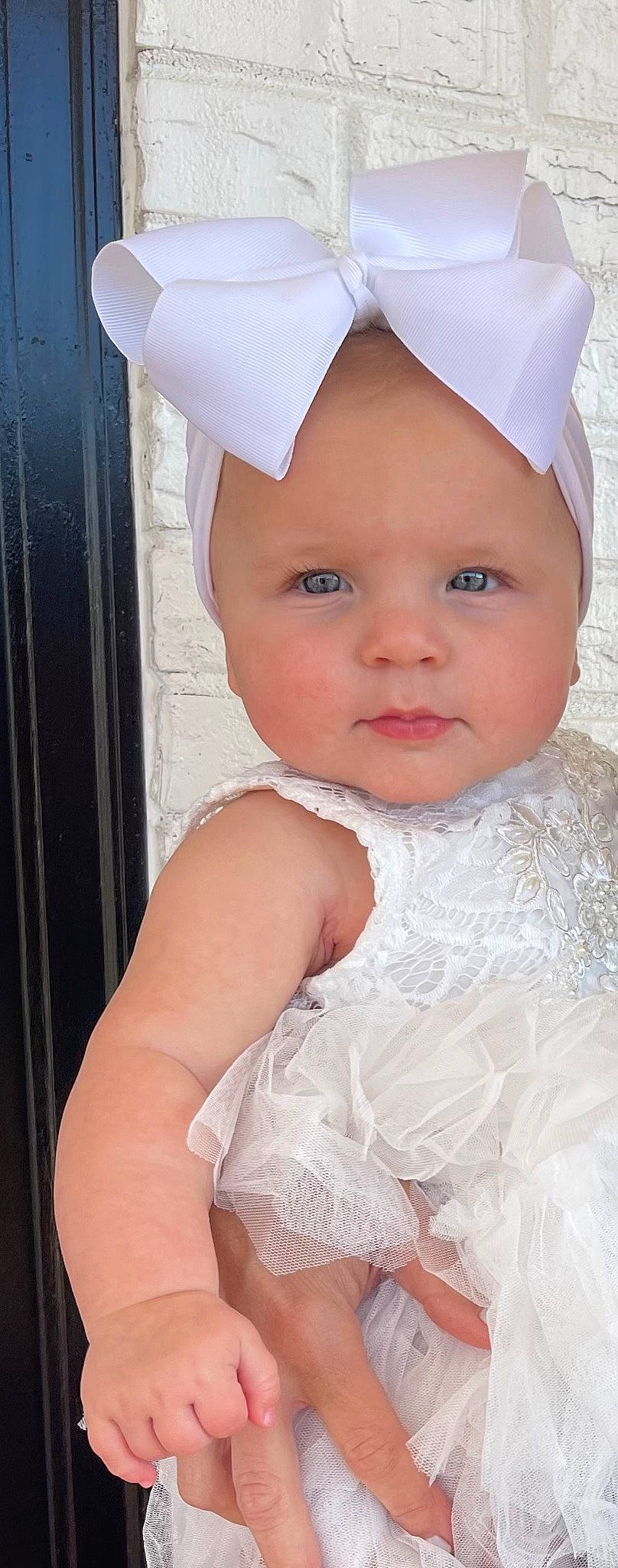 Lainey Rae joined the competition — help win amazing prizes! baby, baby_toddler_clothing, bridal_accessory, cap, child, chin, dress, embellishment, event, fashion_accessory, fun, hair_accessory, happy, headgear, headwear, pattern, person, pink, skin, sleeve