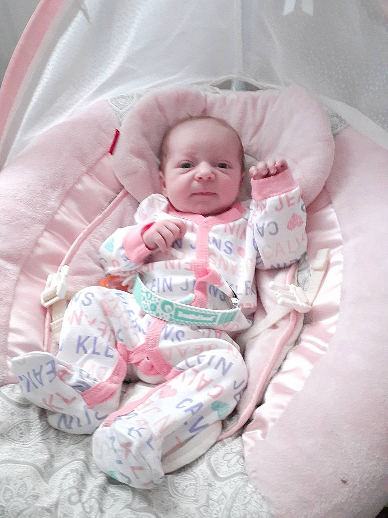 Ashtyn is registered to the contest to win money with this photo: baby, baby_products, bedtime, cheek, child, comfort, furniture, infant_bed, person, pink, product, skin, smile, toddler