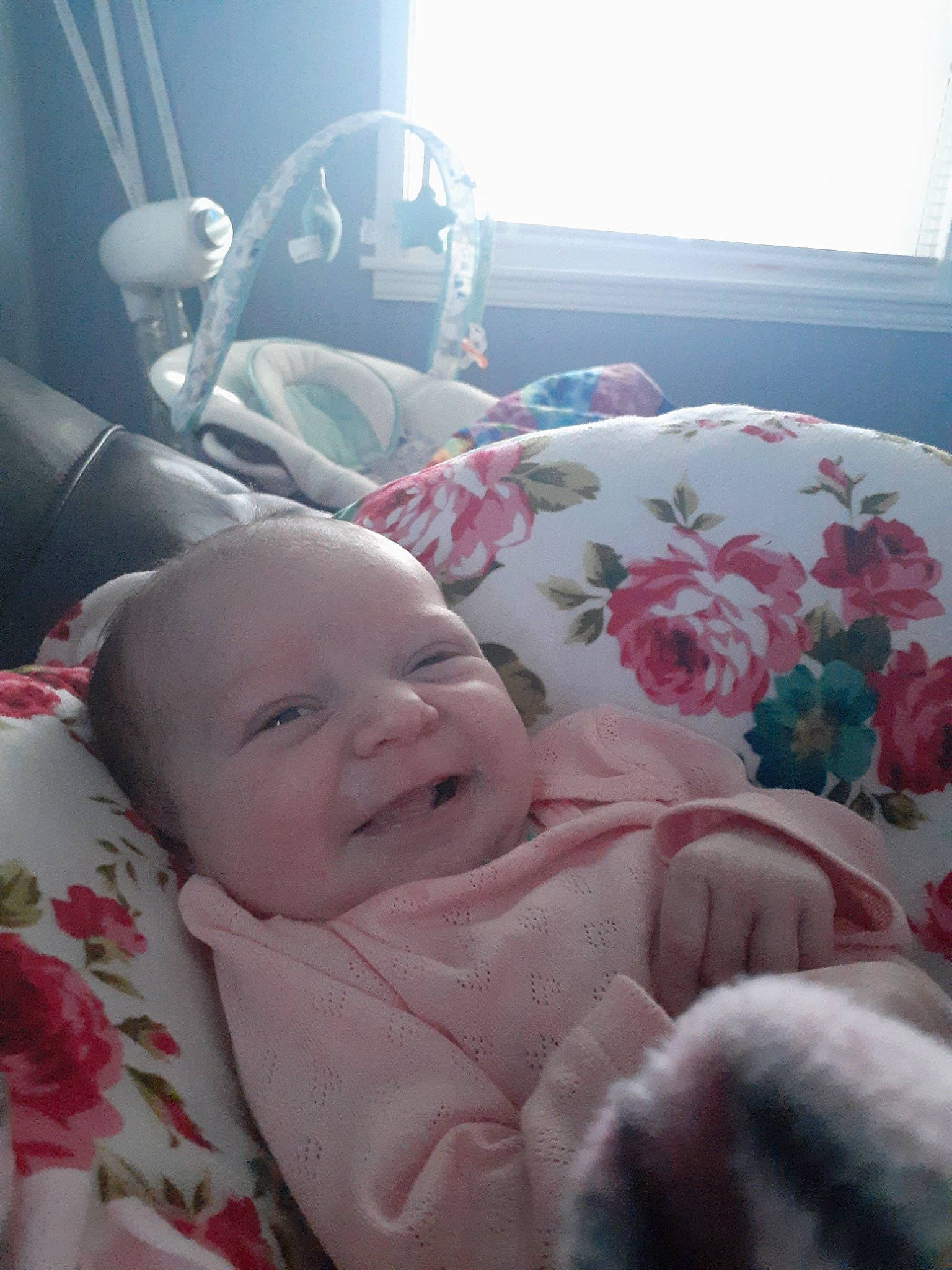 Ashtyn is registered to the contest to win money with this photo: baby, bedtime, birth, child, childbirth, comfort, furniture, mouth, nap, person, skin, sleep