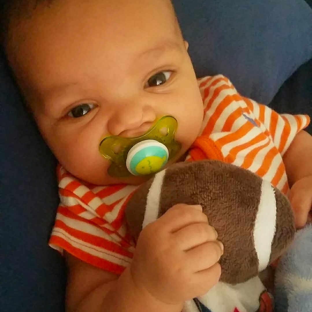 Anthony joined the competition — help win amazing prizes! cheek, child, ear, eye, face, finger, head, infant, mouth, nose, play, plush, product, skin, smile, stuffed_toy, toddler, toy