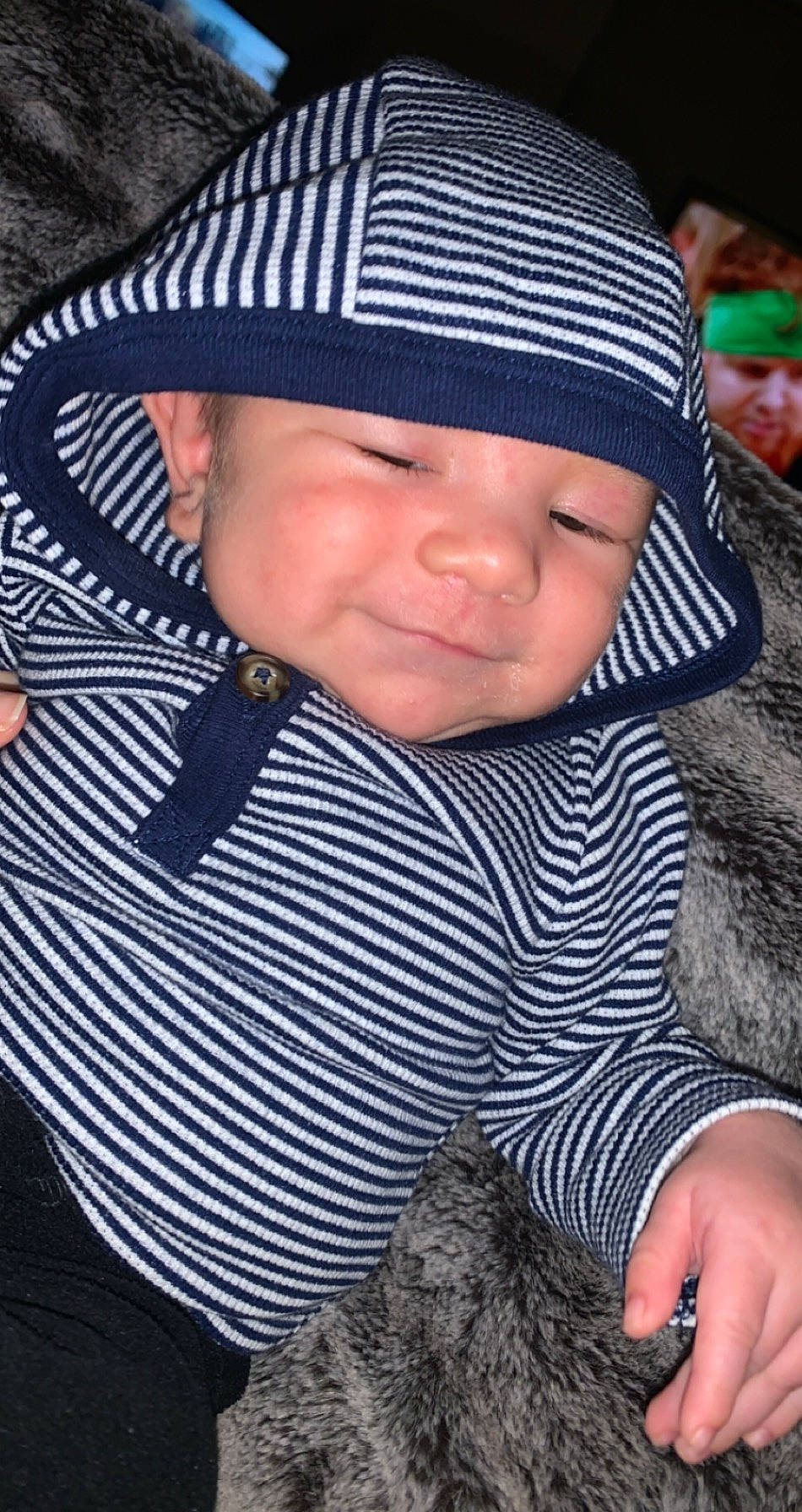 Kylan joined the competition — help win amazing prizes! baby, beanie, cap, cheek, child, cool, facial_expression, hat, headgear, headwear, joy, knit_cap, nose, person, skin, smile, toddler
