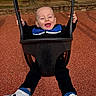 Pryam a rejoint le concours — aidez-le/la à gagner de superbes lots ! baby, child, swing, playground, smiling, happy, outdoor, sneakers, clothing, hands, seat, urban, tree, background, daylight, person, footwear, joy, fun, park