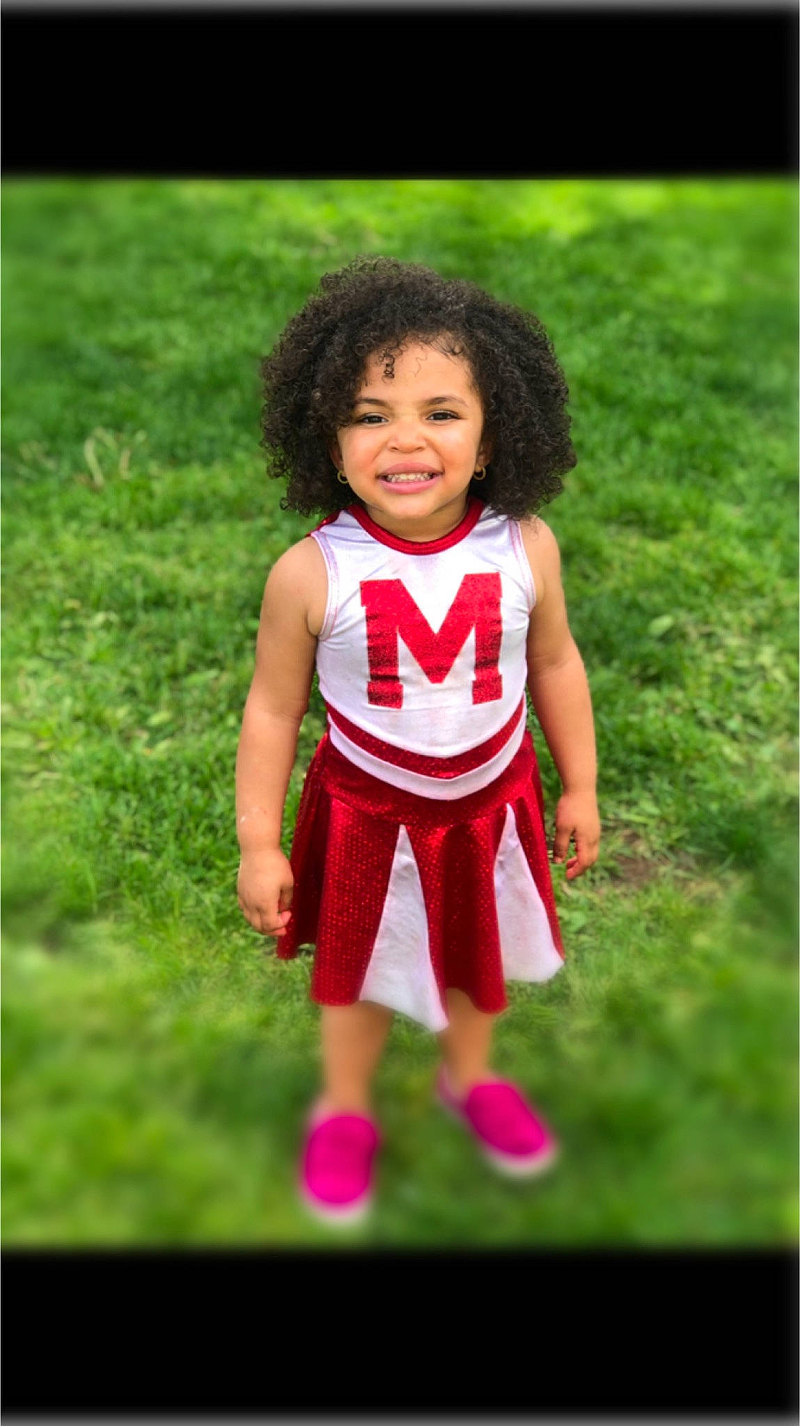 Janiya joined the competition — help win amazing prizes! child, child_model, facial_expression, fun, grass, happy, joy, person, photography, pink, play, red, smile, summer, toddler