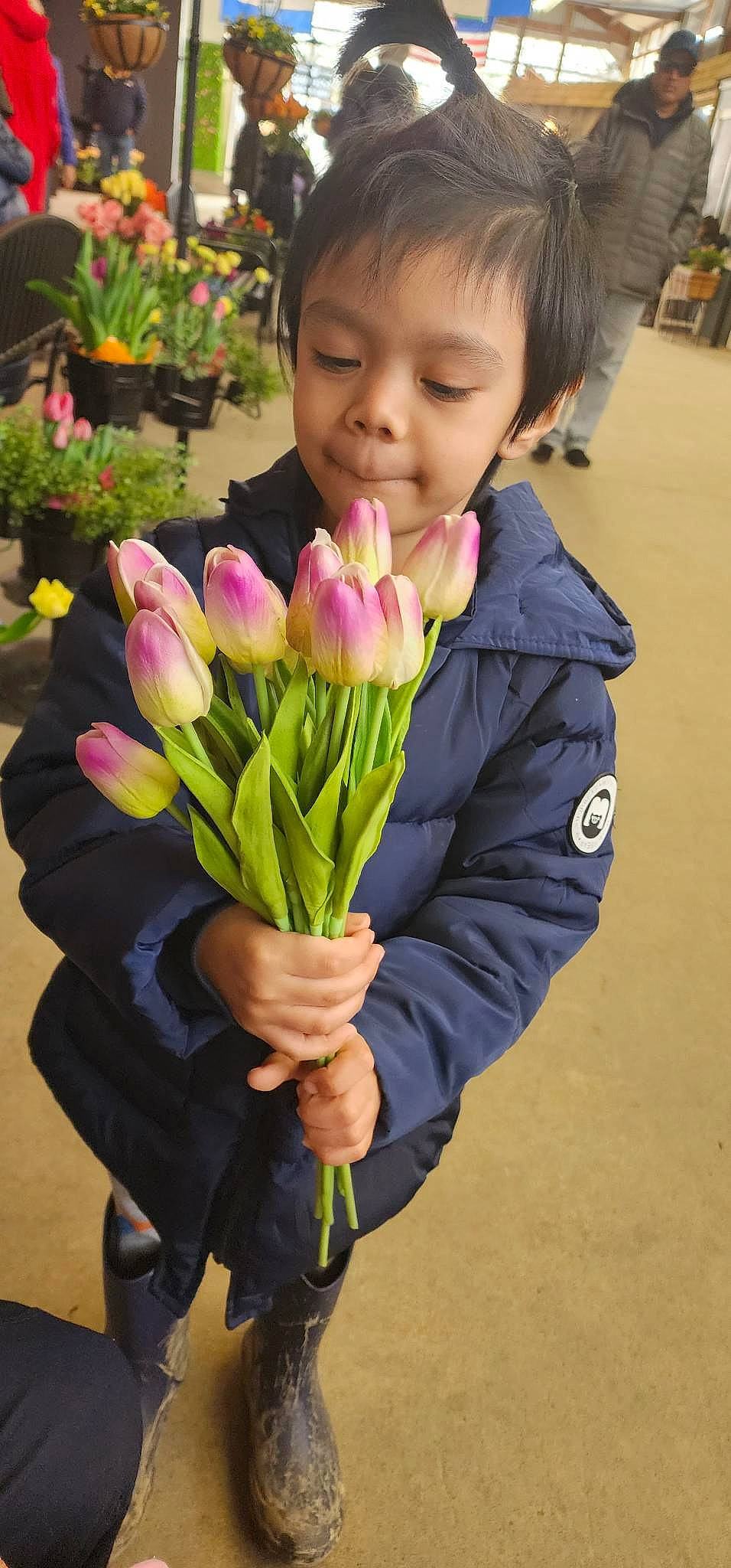 Leo joined the competition — help win amazing prizes! botany, child, eye, face, flower, flower_arranging, fun, grass, happy, head, iris, organ, people, people_in_nature, person, petal, photograph, plant, snapshot, terrestrial_plant