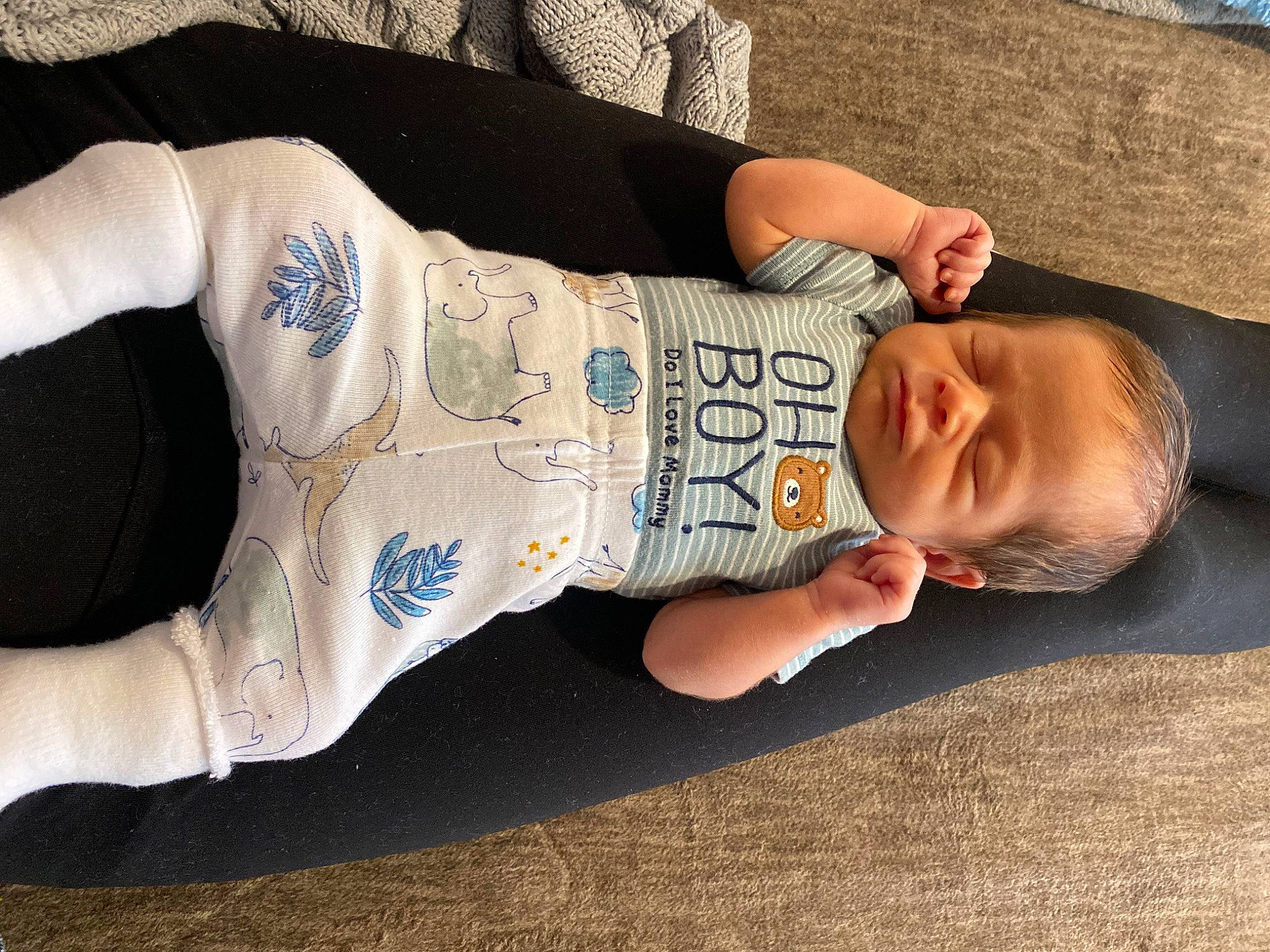 Atlas joined the competition — help win amazing prizes! baby, baby_toddler_clothing, chest, couch, elbow, gesture, human_body, human_leg, knee, leg, nail, person, skin, sleeve, temporary_tattoo, thigh, thumb, toddler, trunk, wood