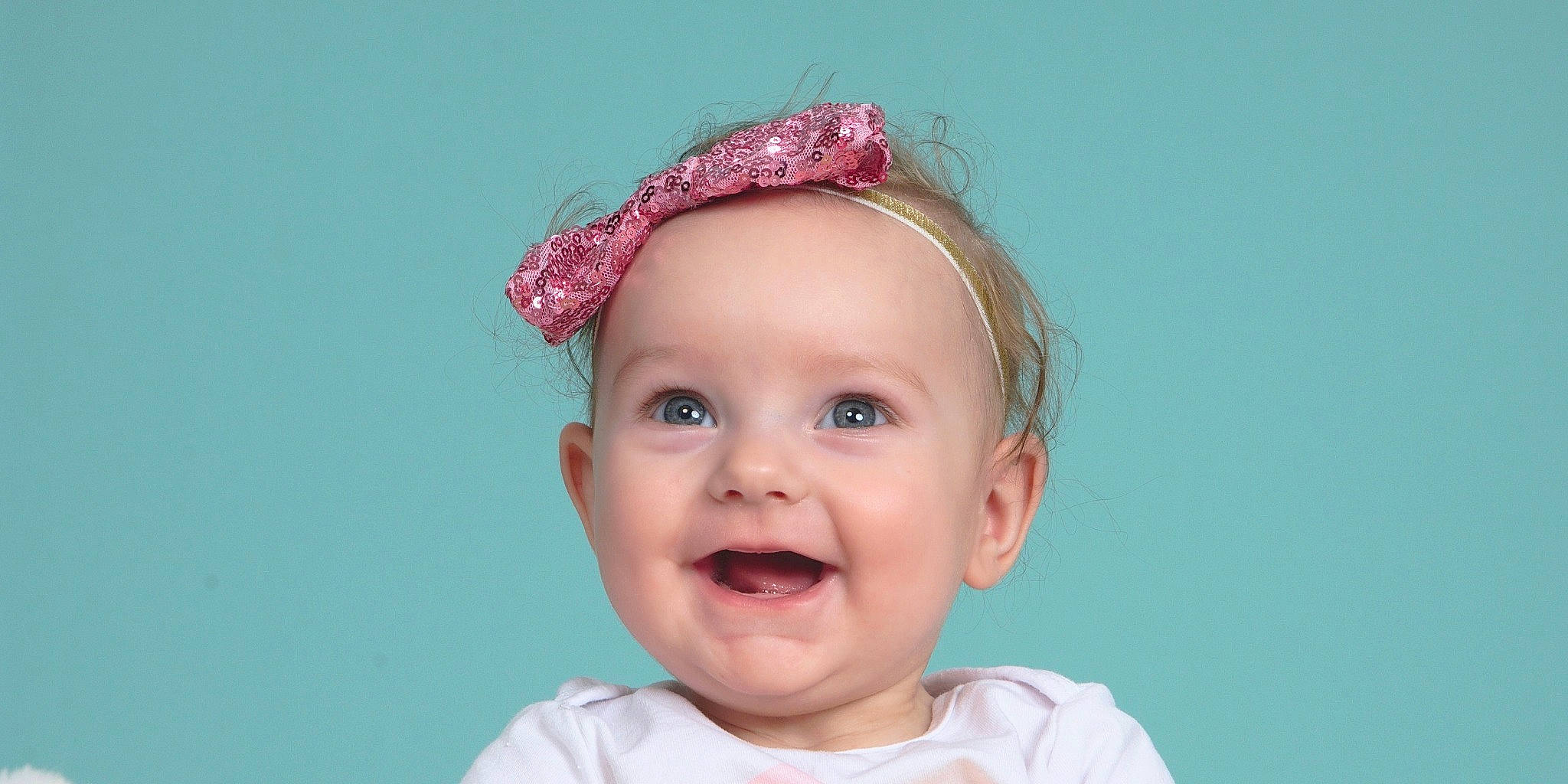 Lorelai joined the competition — help win amazing prizes! baby, baby_toddler_clothing, cheek, ear, eye, eyebrow, eyelash, face, hairstyle, happy, head, headgear, headpiece, iris, joy, lip, nose, person, pink, skin