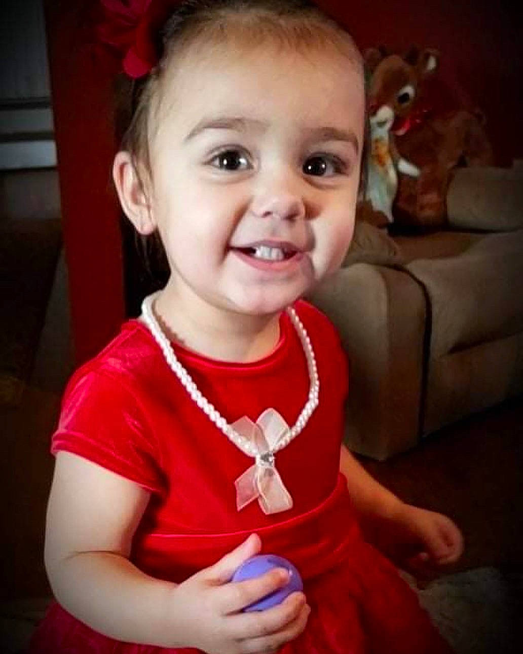 Addie is registered to the contest to win money with this photo: baby, baby_toddler_clothing, cheek, child, chin, cool, dress, event, eye, flash_photography, fun, happy, head, iris, jewellery, joy, neck, person, skin, sleeve