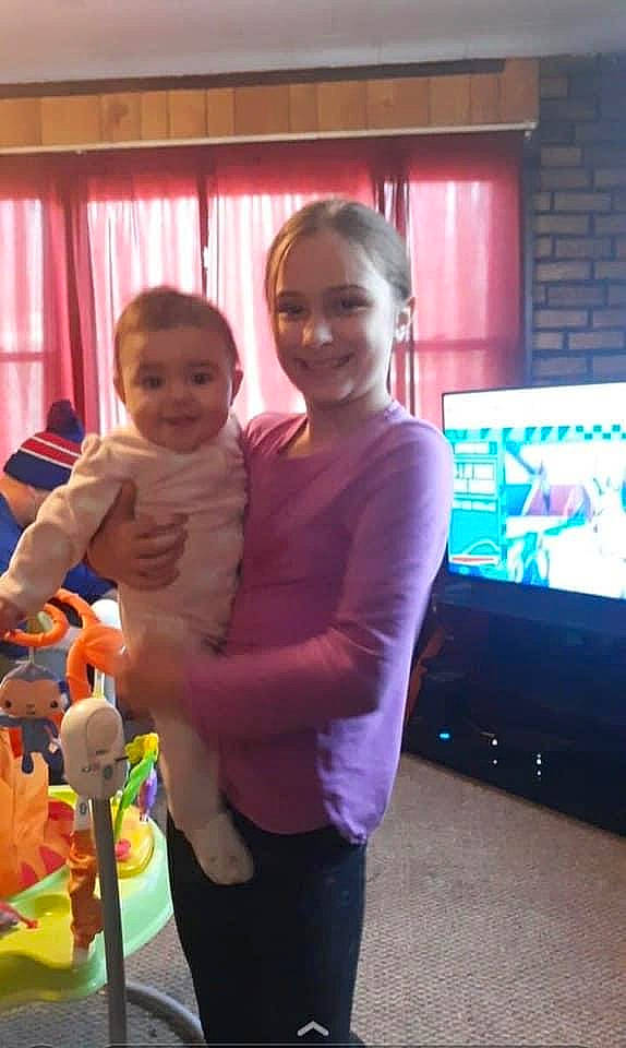 Addalynn Mae is registered to the contest to win money with this photo: abdomen, baby, baby_products, baby_toddler_clothing, baby_toys, cable_television, curtain, display_device, eye, flat_panel_display, home_appliance, joy, lcd_tv, led_backlit_lcd_display, person, play, smile, television, television_accessory, television_set