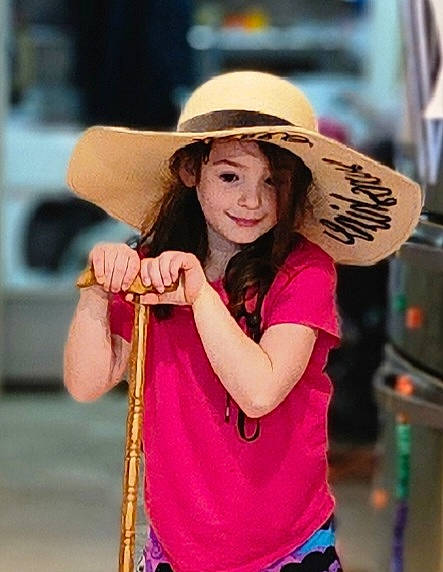 Freya is registered to the contest to win money with this photo: blond, brown_hair, cool, electric_blue, event, fashion, fashion_accessory, fashion_design, fun, happy, hat, headwear, joy, long_hair, magenta, neck, person, recreation, skin, sleeve