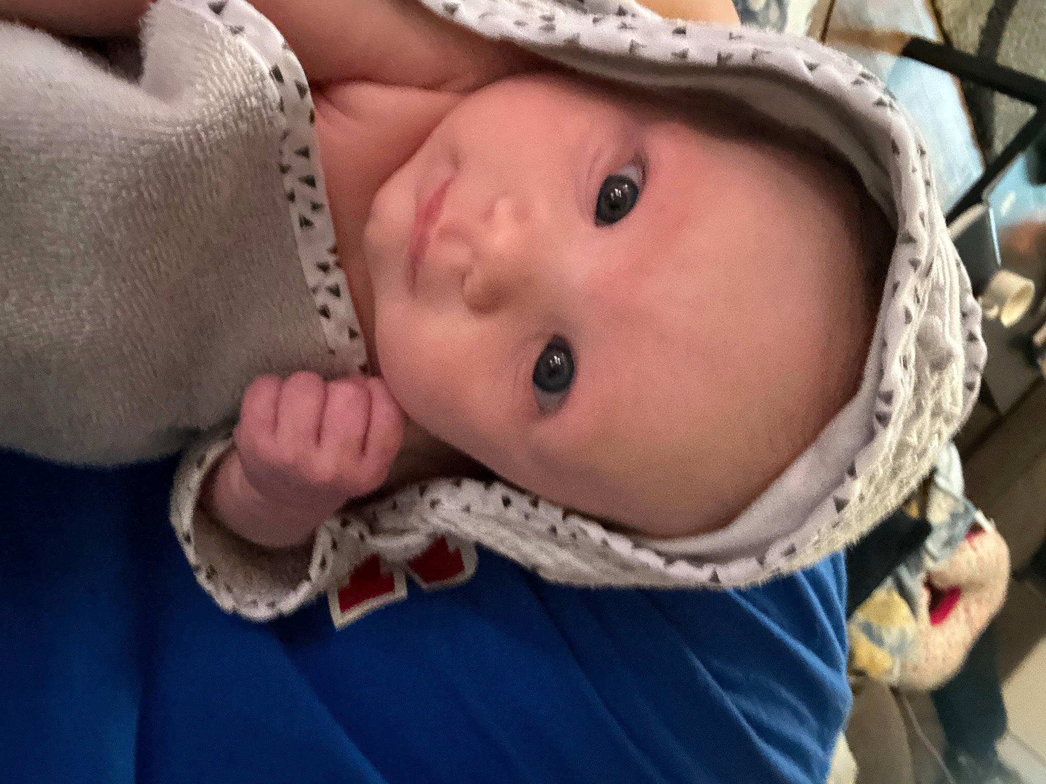 Carley joined the competition — help win amazing prizes! baby, baby_products, baby_toddler_clothing, cap, cheek, eye, eyebrow, eyelash, happy, hat, head, headgear, human_body, iris, lip, mouth, nose, person, skin, toddler