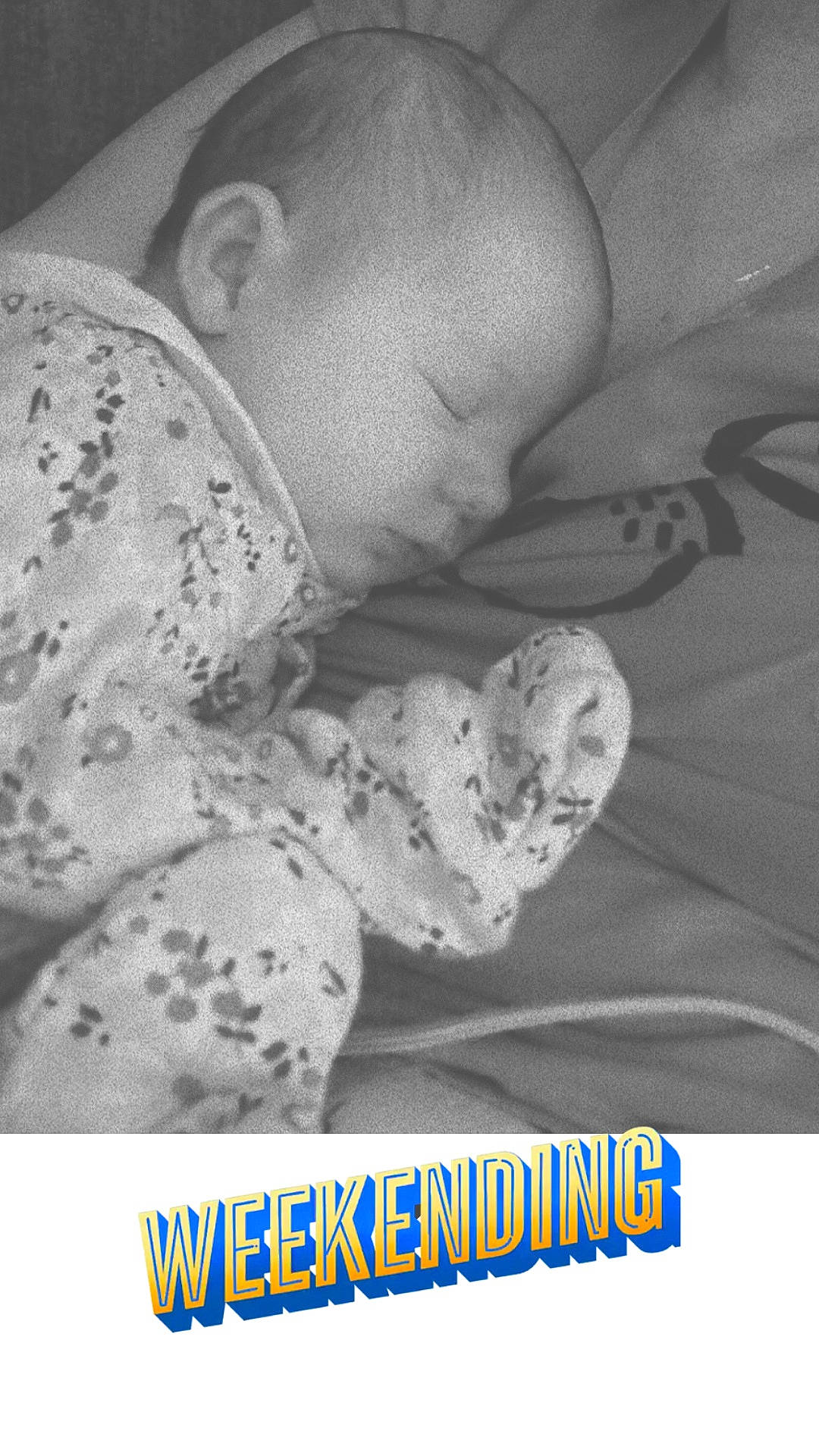 Tillie is registered to the contest to win money with this photo: baby, baby_sleeping, bedding, bedtime, comfort, font, fur, happy, linens, love, monochrome, monochrome_photography, nap, pattern, person, petal, photo_caption, portrait_photography, sitting, sleep