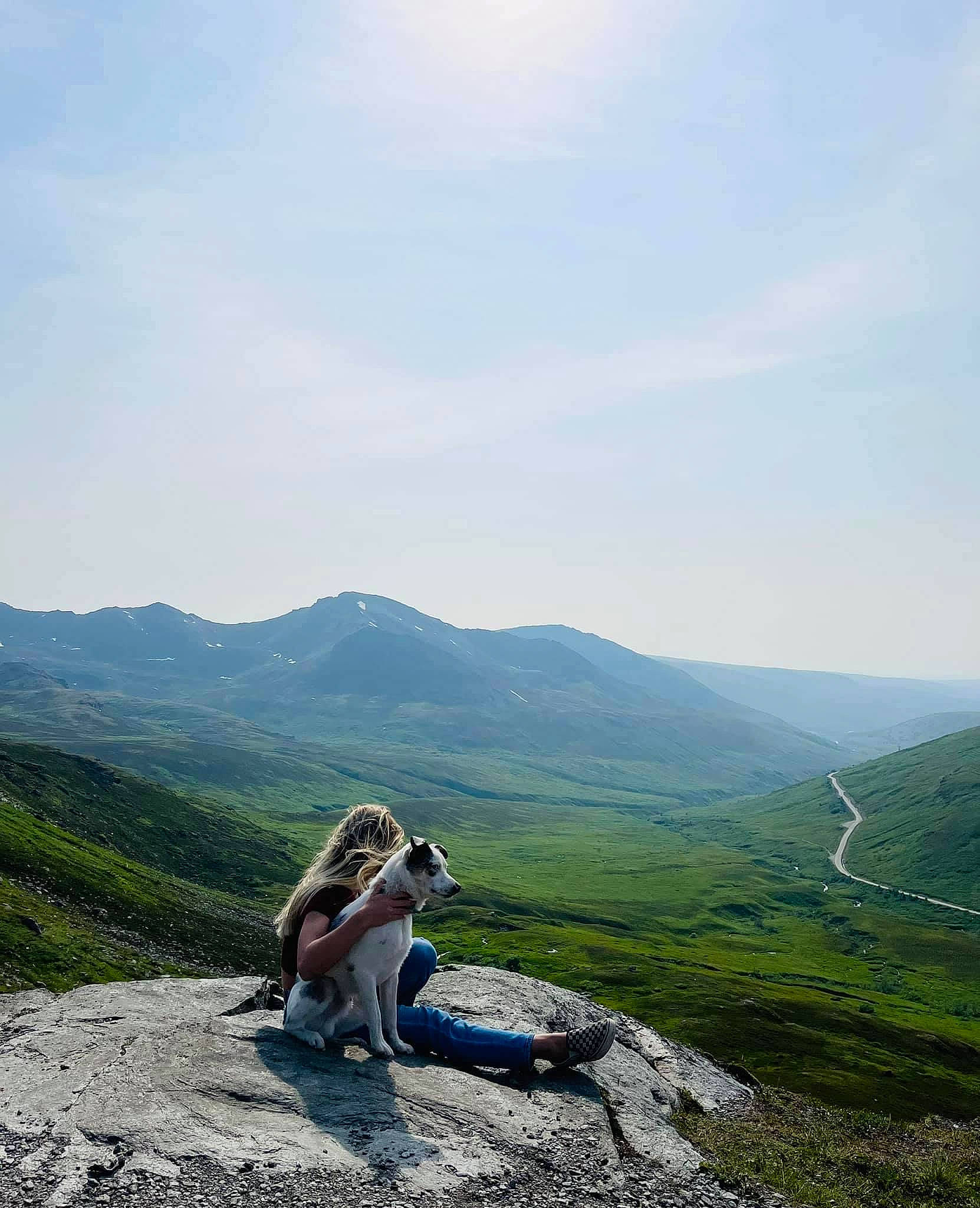 Gunnar joined the competition — help win amazing prizes! adventure, cloud, grass, grassland, hill, horizon, landscape, leisure, massif, mountain, mountain_range, people_in_nature, plant, plateau, recreation, road, sky, slope, terrain, valley