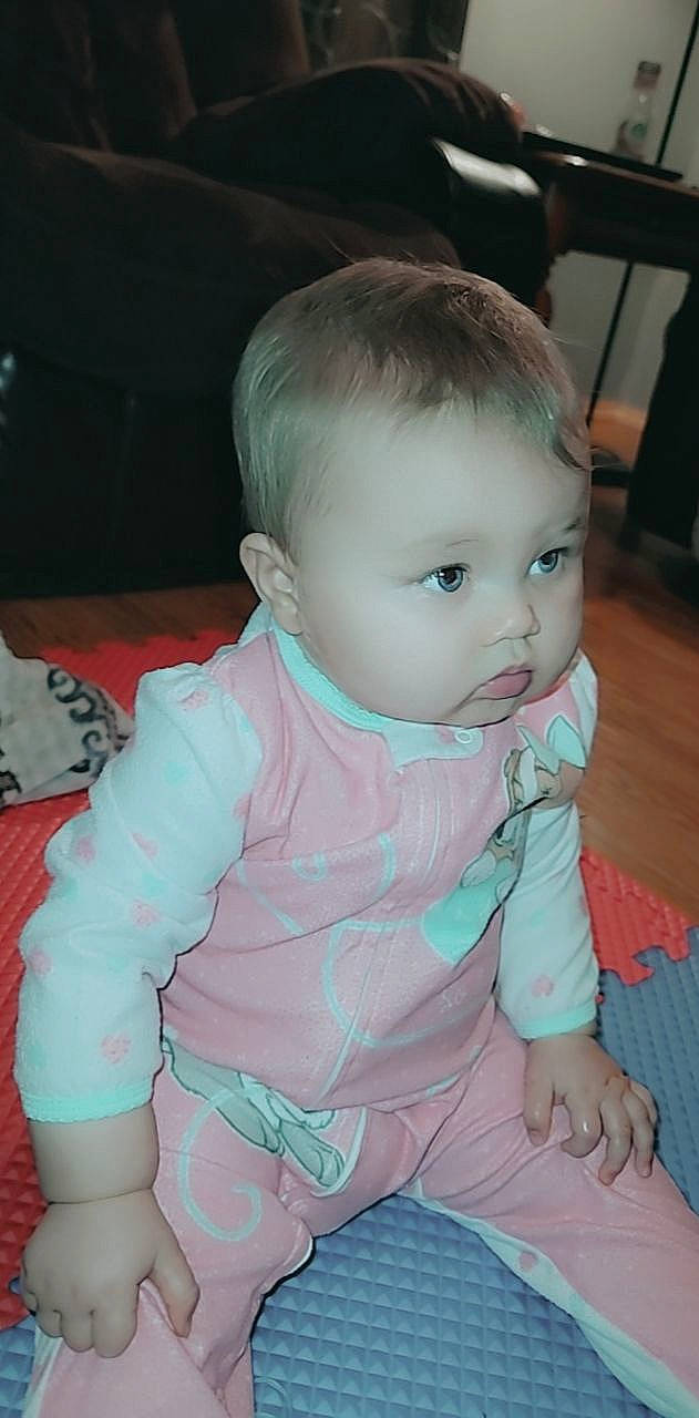 Davina joined the competition — help win amazing prizes! baby, baby_toddler_clothing, cheek, child, chin, ear, eye, eyebrow, flooring, fun, hair, human_body, iris, lip, mouth, neck, nose, person, skin, sleeve