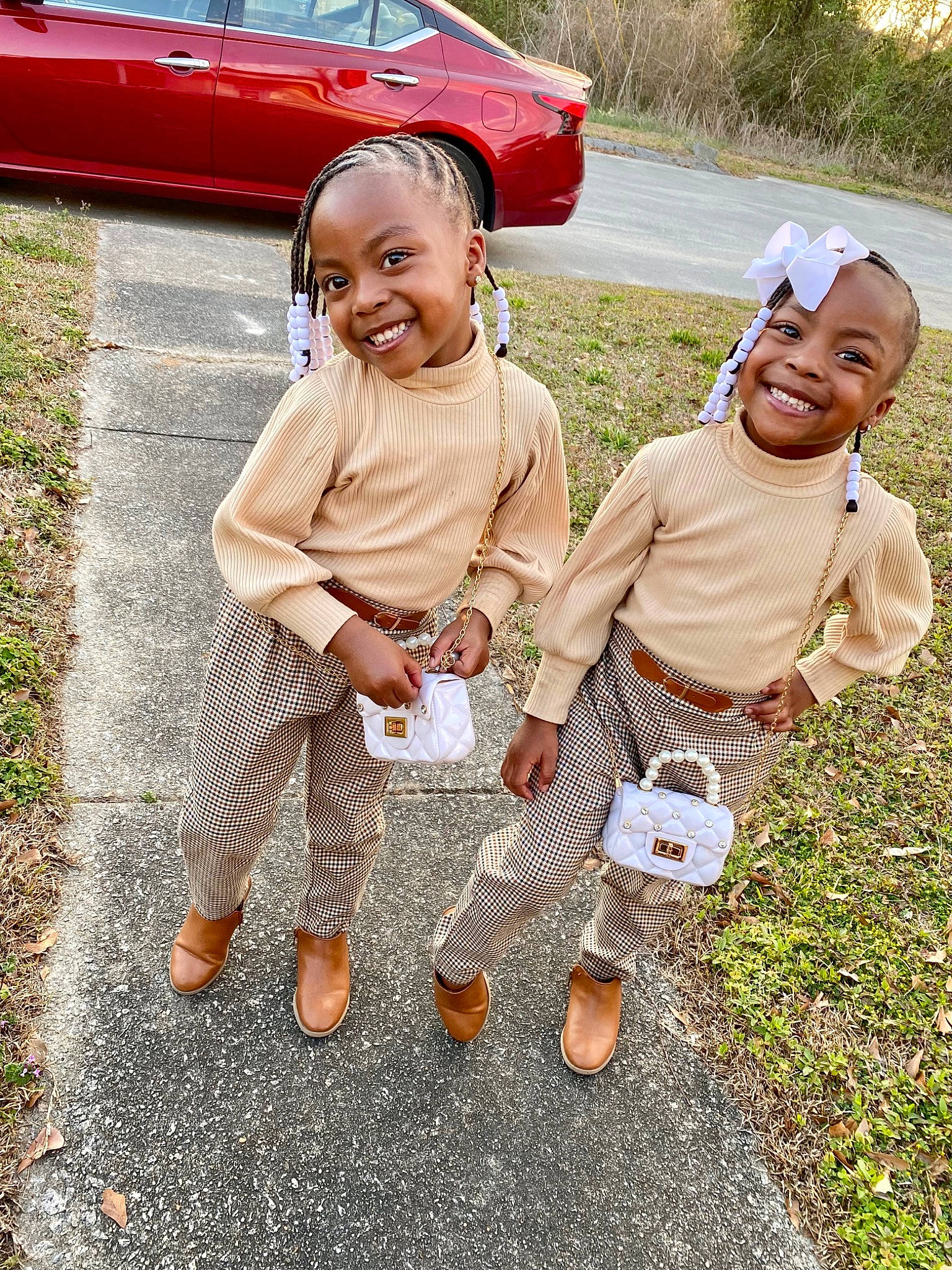 Allyson Alleyah is registered to the contest to win money with this photo: asphalt, automotive_tire, car, child, event, fun, grass, hand, happy, joy, leaf, leisure, mammal, people, people_in_nature, person, recreation, smile, summer, tire