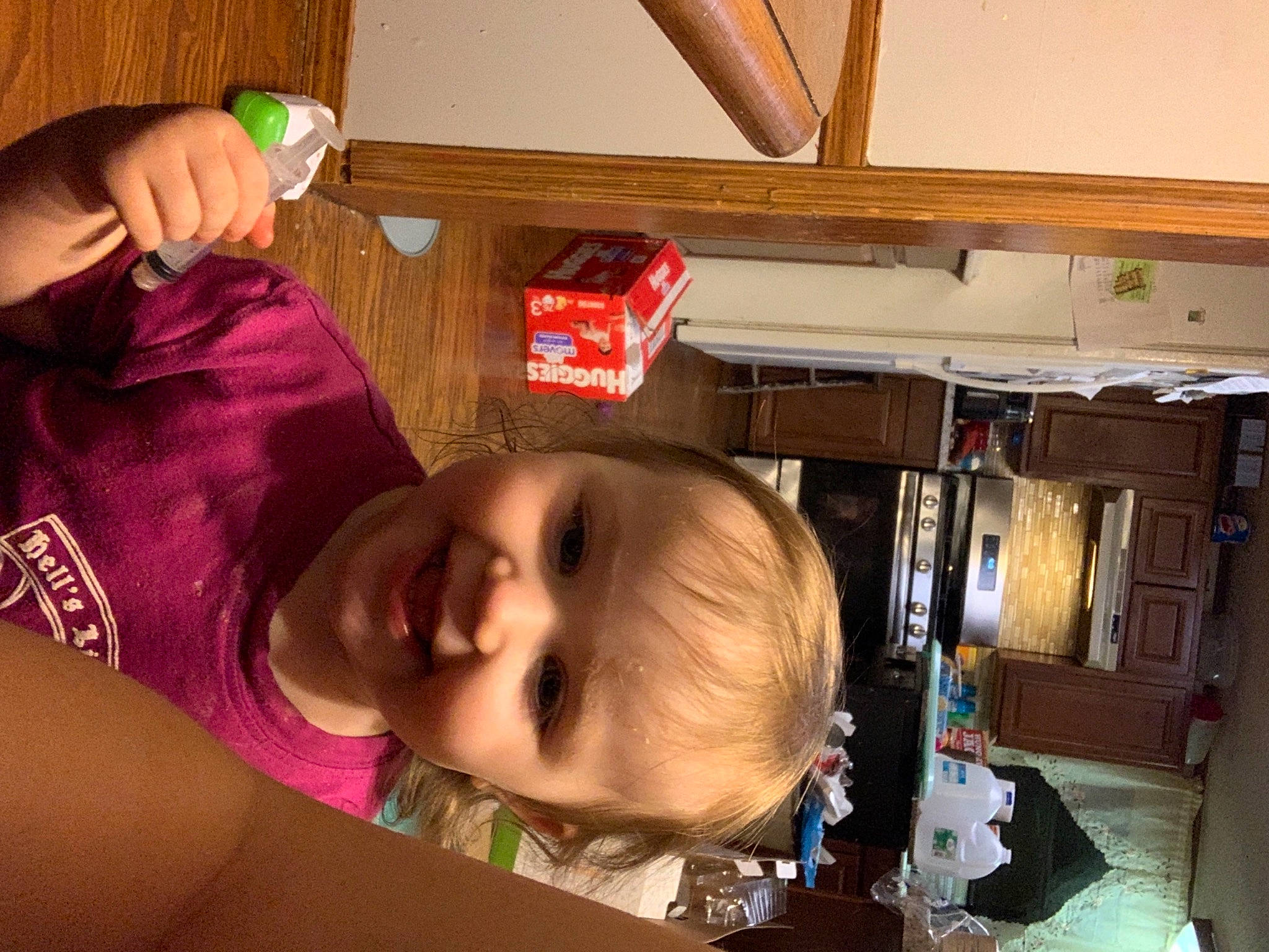 Skylar joined the competition — help win amazing prizes! baby, baby_toddler_clothing, cheek, child, ear, face, finger, food, fun, happy, joy, mouth, neck, nose, party, person, play, room, skin, smile