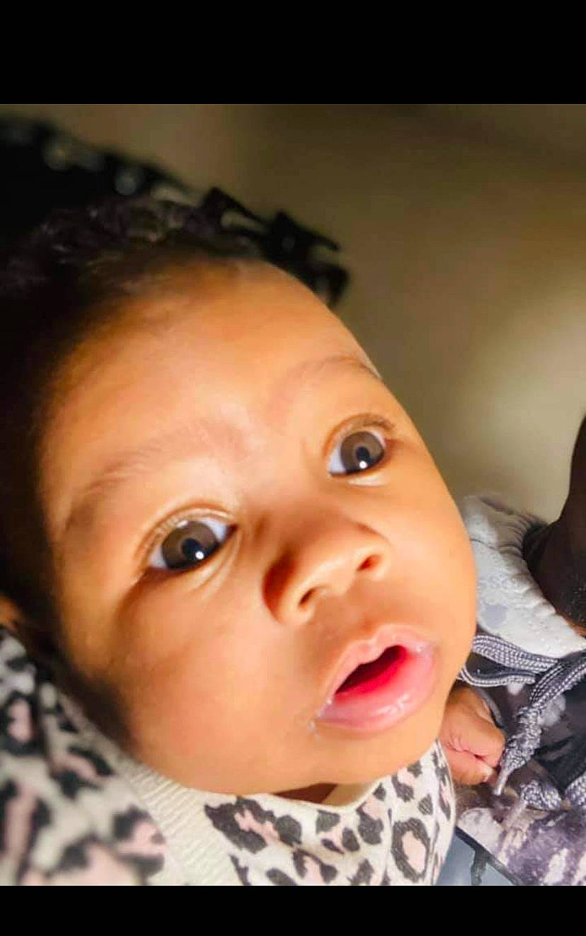 Ariah is registered to the contest to win money with this photo: baby, cheek, ear, eye, eyebrow, eyelash, face, facial_expression, flash_photography, forehead, happy, head, iris, jaw, lip, mouth, nose, person, skin, smile