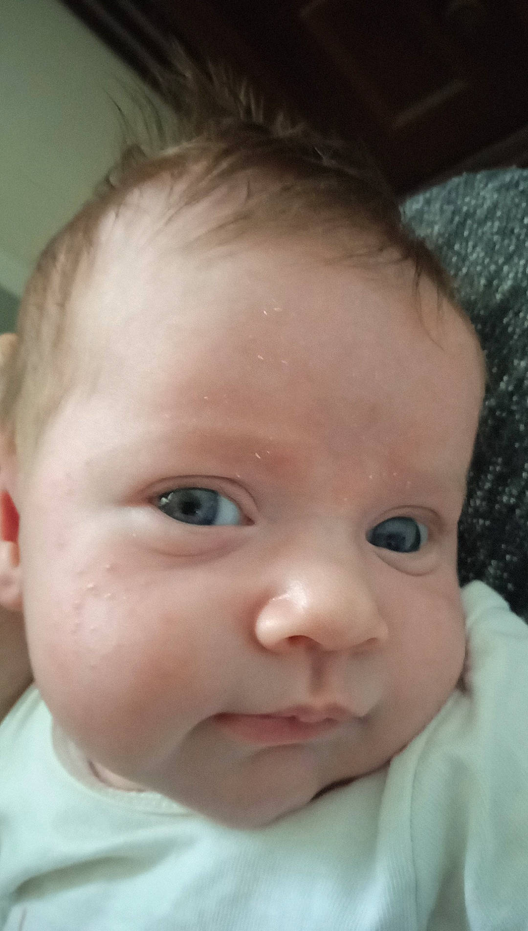 Mylanna participe au concours pour gagner de l'argent avec cette photo : baby, baby_toddler_clothing, cheek, child, ear, eyebrow, eyelash, flash_photography, forehead, fun, happy, iris, lip, mouth, neck, no_expression, nose, person, skin, smile