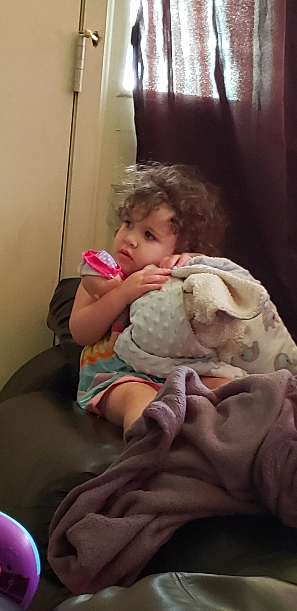 Layanna joined the competition — help win amazing prizes! baby, child, comfort, finger, person, sitting, toddler