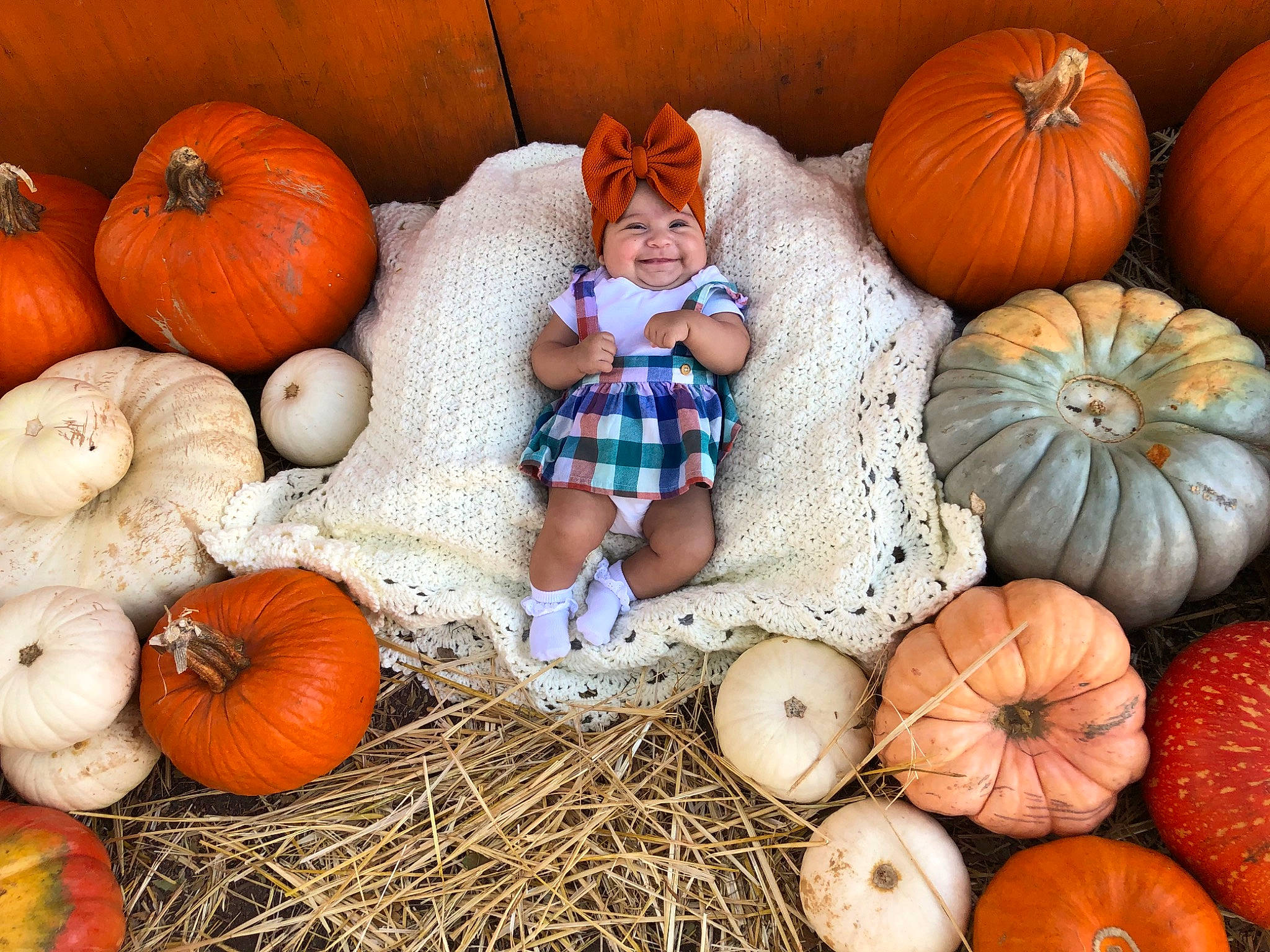 Jazlyn is registered to the contest to win money with this photo: _and_melon_family, _gourd, baby_toddler_clothing, calabaza, cucumber, cucurbita, gourd, headwear, ingredient, joy, local_food, natural_foods, orange, person, produce, pumpkin, squash, staple_food, still_life_photography, straw