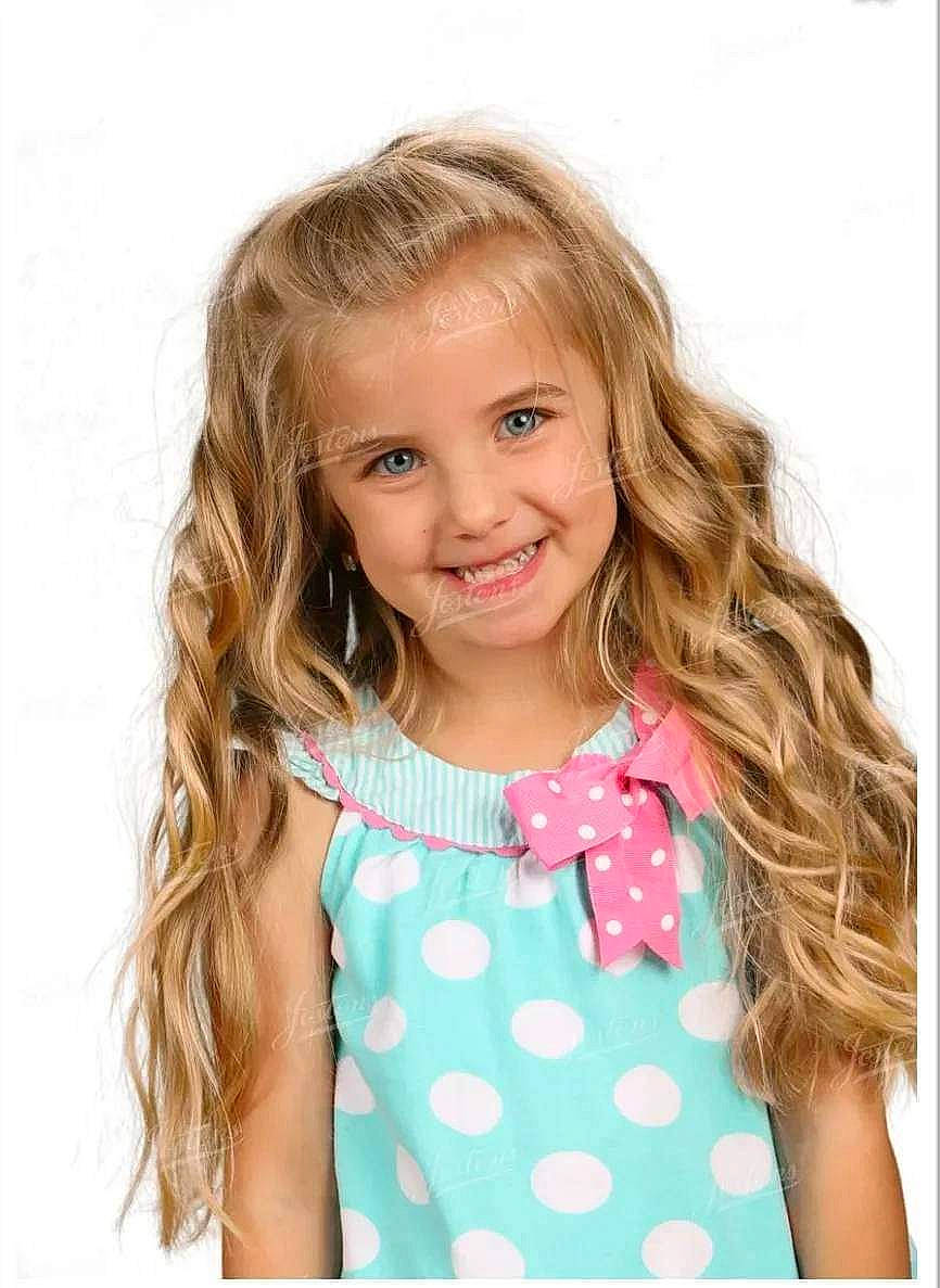 Gracie joined the competition — help win amazing prizes! baby_toddler_clothing, beauty, blond, brown_hair, child, clothing, day_dress, dress, electric_blue, face, facial_expression, fashion_design, happy, joy, long_hair, outerwear, pattern, person, sleeve, smile