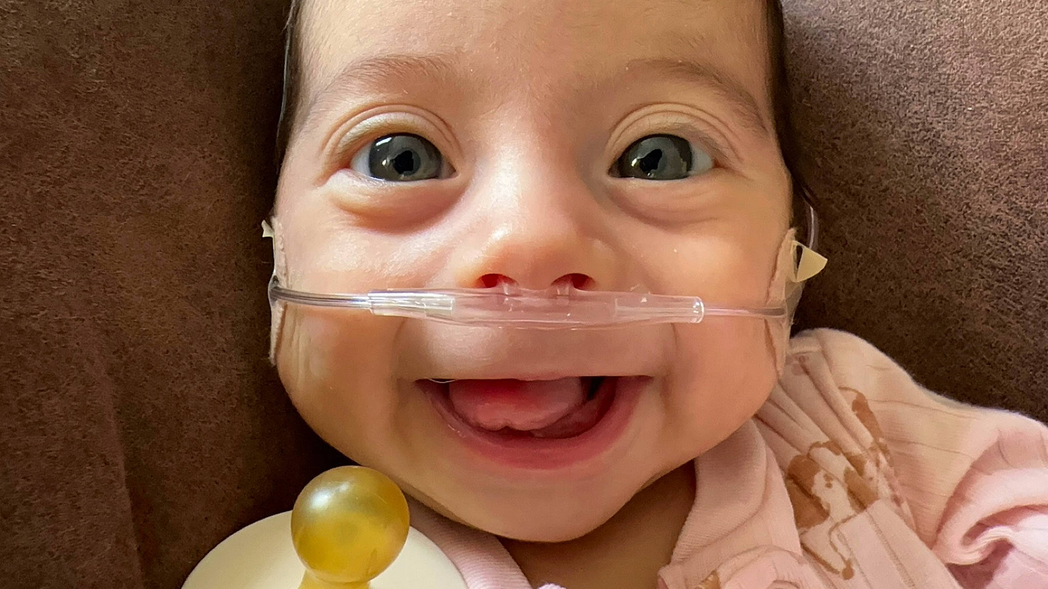 Camila joined the competition — help win amazing prizes! baby, cheek, ear, eye, eyebrow, eyelash, face, happy, head, headwear, iris, jaw, lip, mouth, no_expression, nose, person, skin, smile, toddler