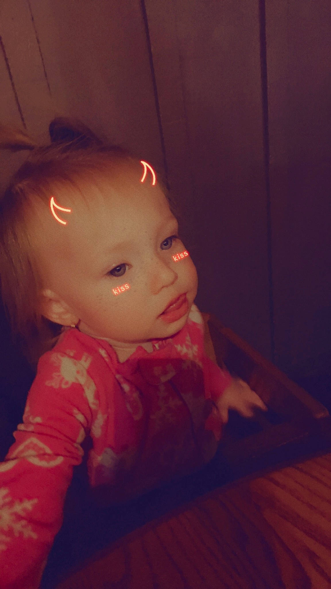 Egypt is registered to the contest to win money with this photo: baby, baby_toddler_clothing, carmine, cheek, child, doll, eyelash, flesh, flooring, fur, hardwood, lip, nose, peach, person, sitting, sleeve, toddler, toy, wood