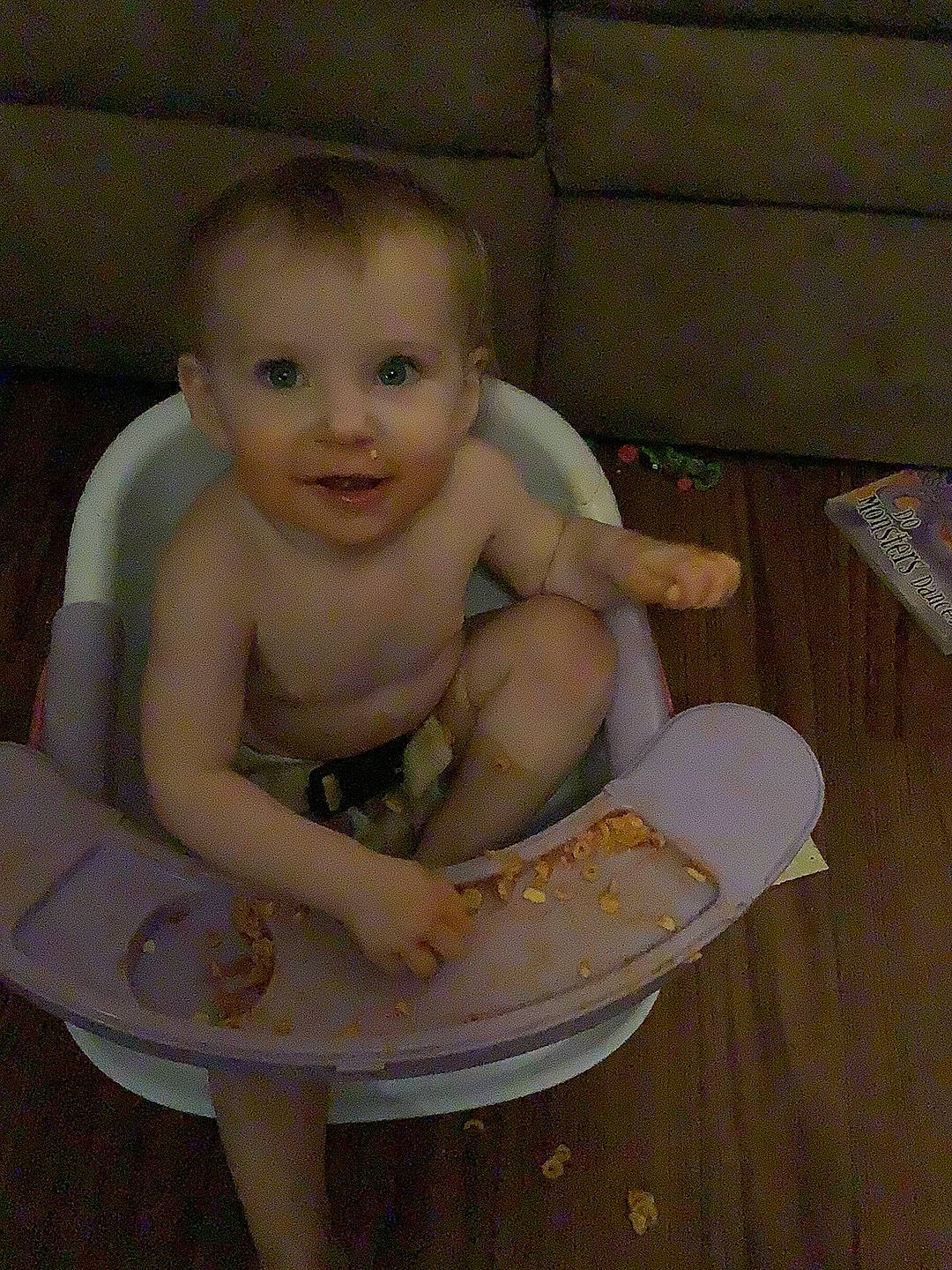 Naviah is registered to the contest to win money with this photo: arm, art, baby, baby_bathing, baby_products, bathing, cheek, chest, child, eye, flooring, fun, human_leg, person, sitting, skin, smile, thigh, toddler, toy