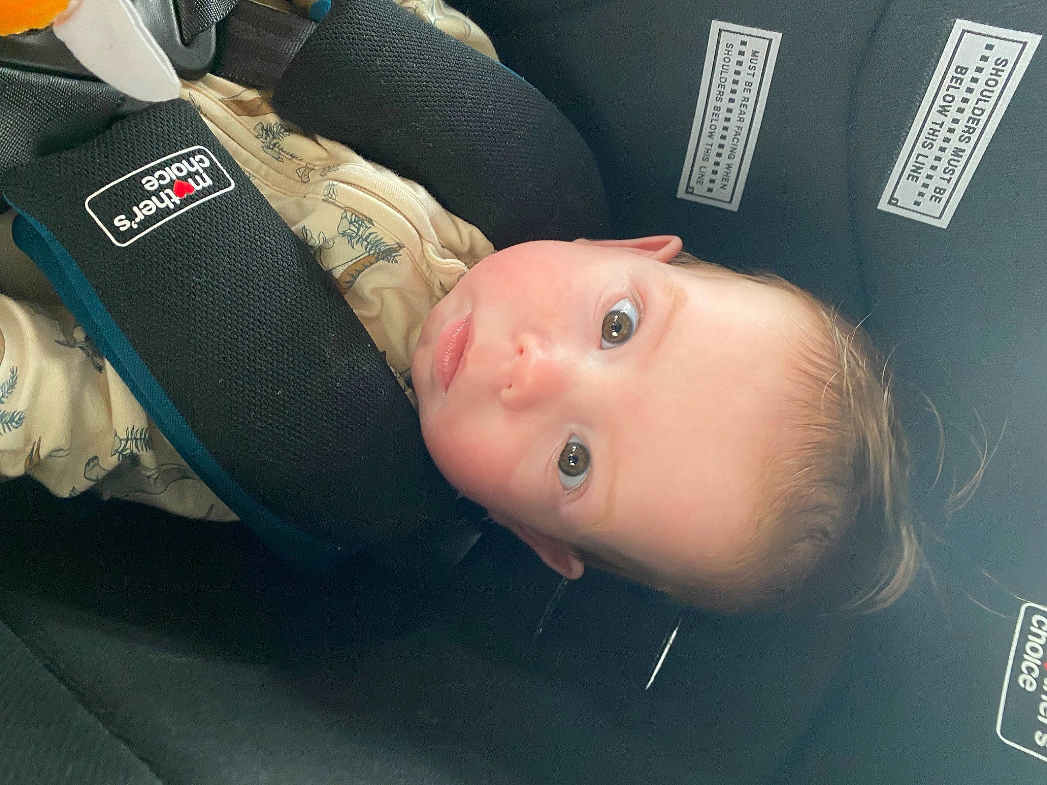 Dakota joined the competition — help win amazing prizes! baby, car_seat, cheek, child, comfort, couch, electric_blue, eyelash, flash_photography, person, toddler