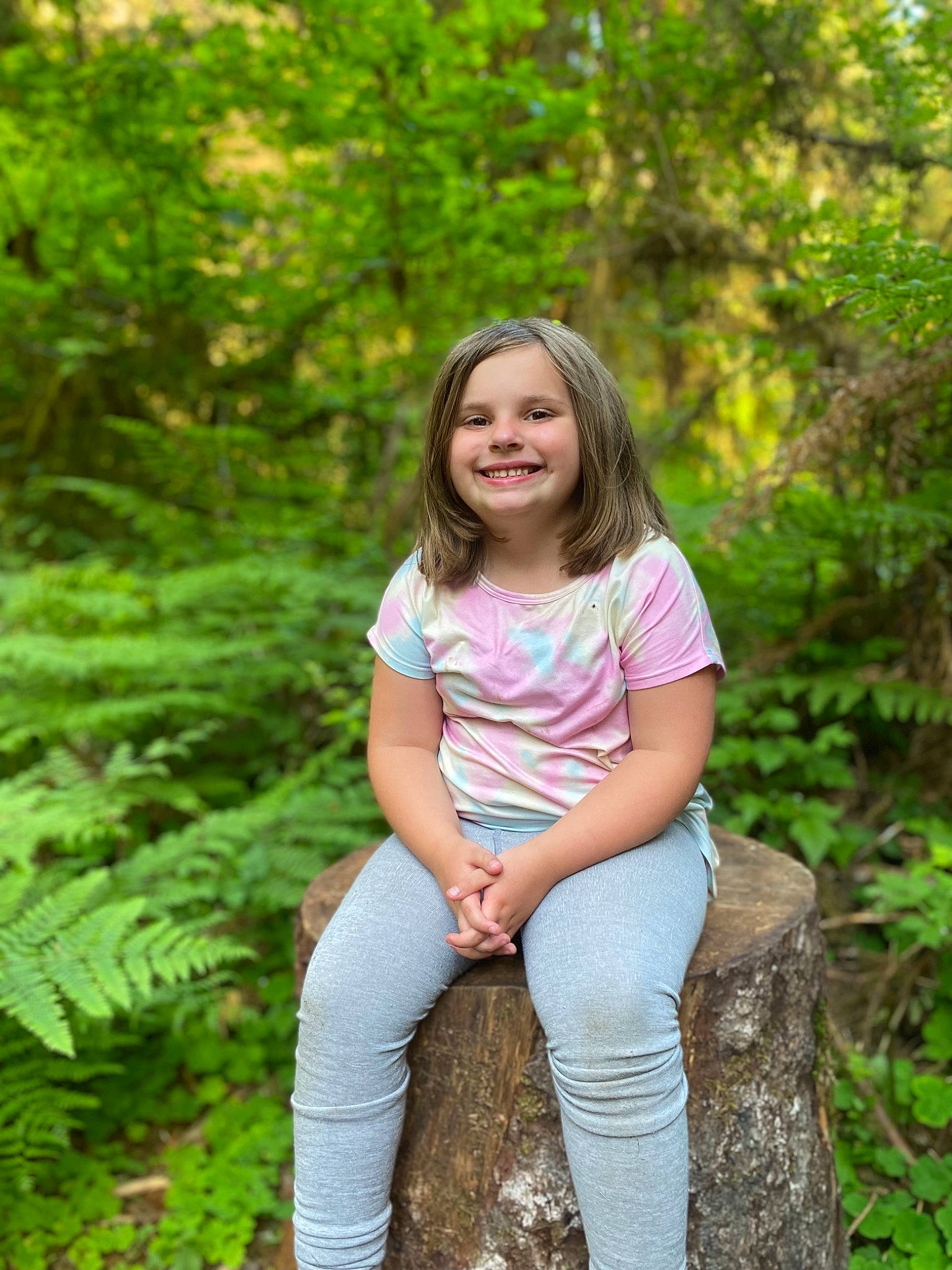 Karma joined the competition — help win amazing prizes! brown_hair, fawn, flash_photography, forest, grass, happy, joy, leisure, long_hair, natural_landscape, people_in_nature, person, plant, shrub, smile, t_shirt, thigh, tree, trunk, wood