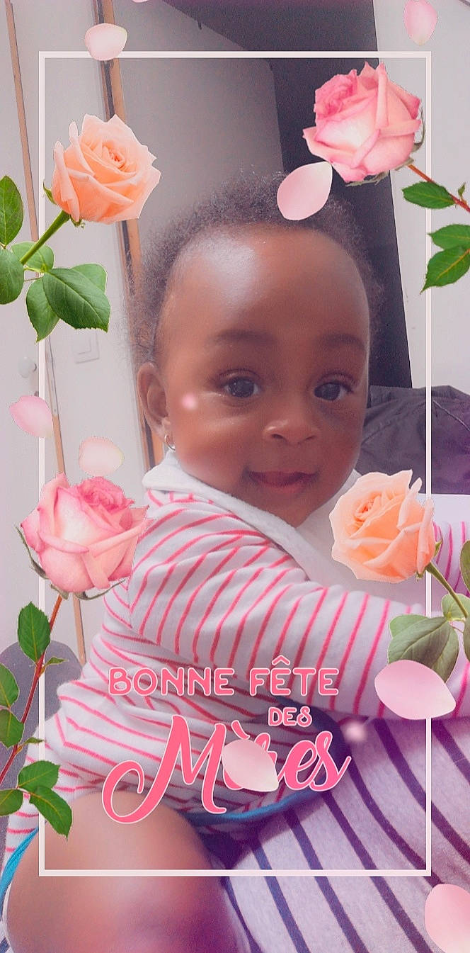 Jahlylia participe au concours pour gagner de l'argent avec cette photo : baby, cheek, child, flower, person, petal, pink, plant, rose, toddler