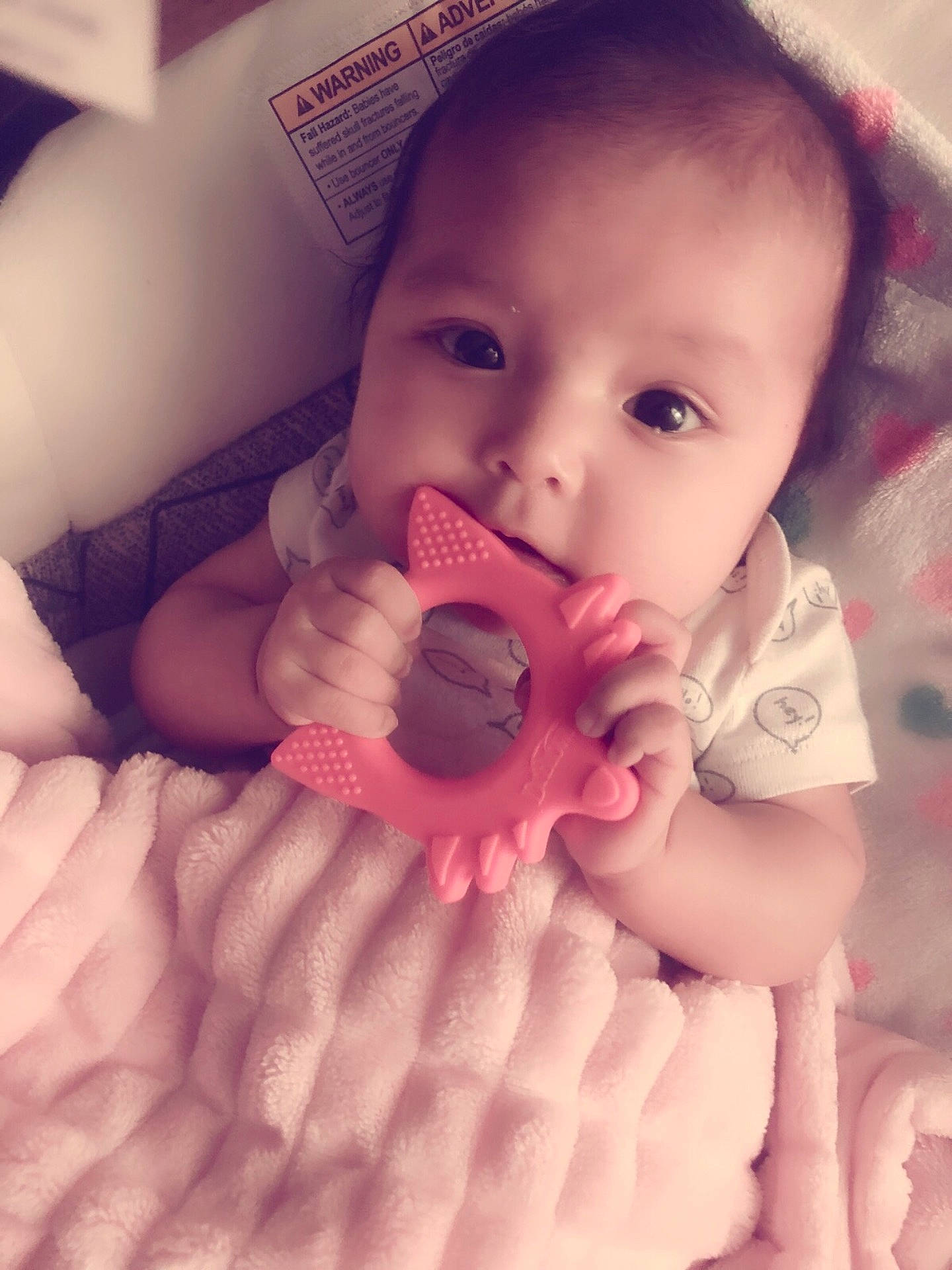 Briley joined the competition — help win amazing prizes! beauty, cheek, child, close_up, ear, eye, face, finger, girl, hand, infant, iris, lip, mouth, nose, person, pink, product, skin, smile