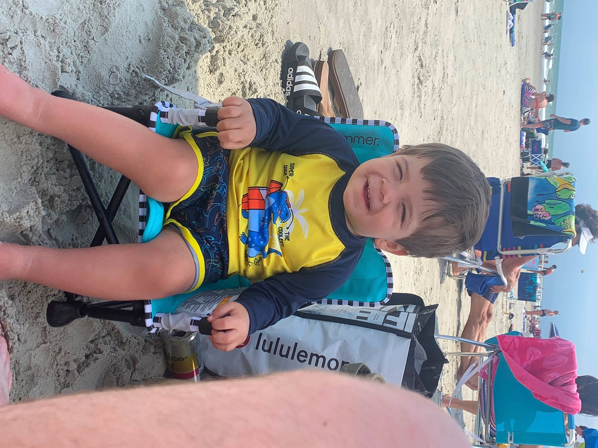 Wren joined the competition — help win amazing prizes! blue, child, elbow, electric_blue, fun, hat, human_leg, leisure, person, recreation, shorts, smile, summer, t_shirt, thigh, toddler, tourism, travel, vacation, world