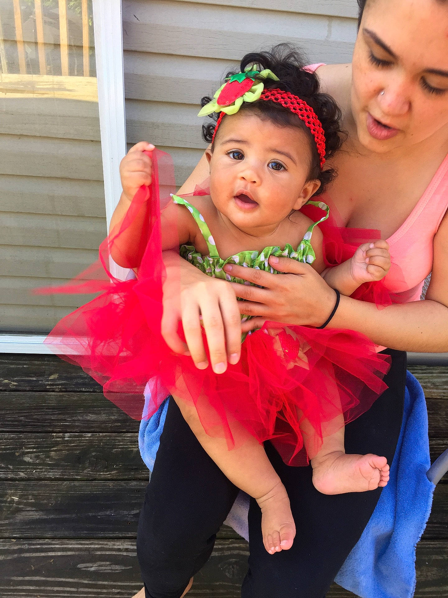 Mallory joined the competition — help win amazing prizes! abdomen, child, dance, dancer, flower, fun, girl, happiness, performing_arts, person, pink, red, smile