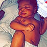 Kyeleigh Grace is registered to the contest to win money with this photo: abdomen, arm, baby, birth, black_hair, cheek, child, diaper, happy, human, muscle, skin, sleep, smile, toddler
