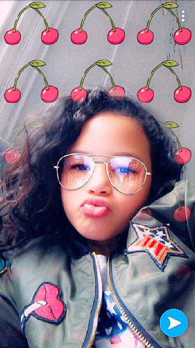 Zariah joined the competition — help win amazing prizes! beauty, black_hair, cheek, child, cool, eye, eyewear, fun, girl, glasses, lip, organ, person, pink, product, red, skin, smile, sunglasses, toddler