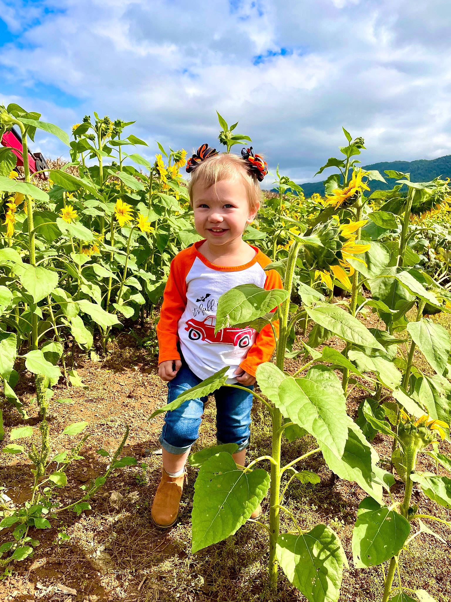 Kimberly joined the competition — help win amazing prizes! agriculture, baby_toddler_clothing, child, cloud, crop, farmer, farmworker, field, flowering_plant, gardening, grass, happy, joy, leaf_vegetable, natural_foods, people_in_nature, person, plant, plantation, sky