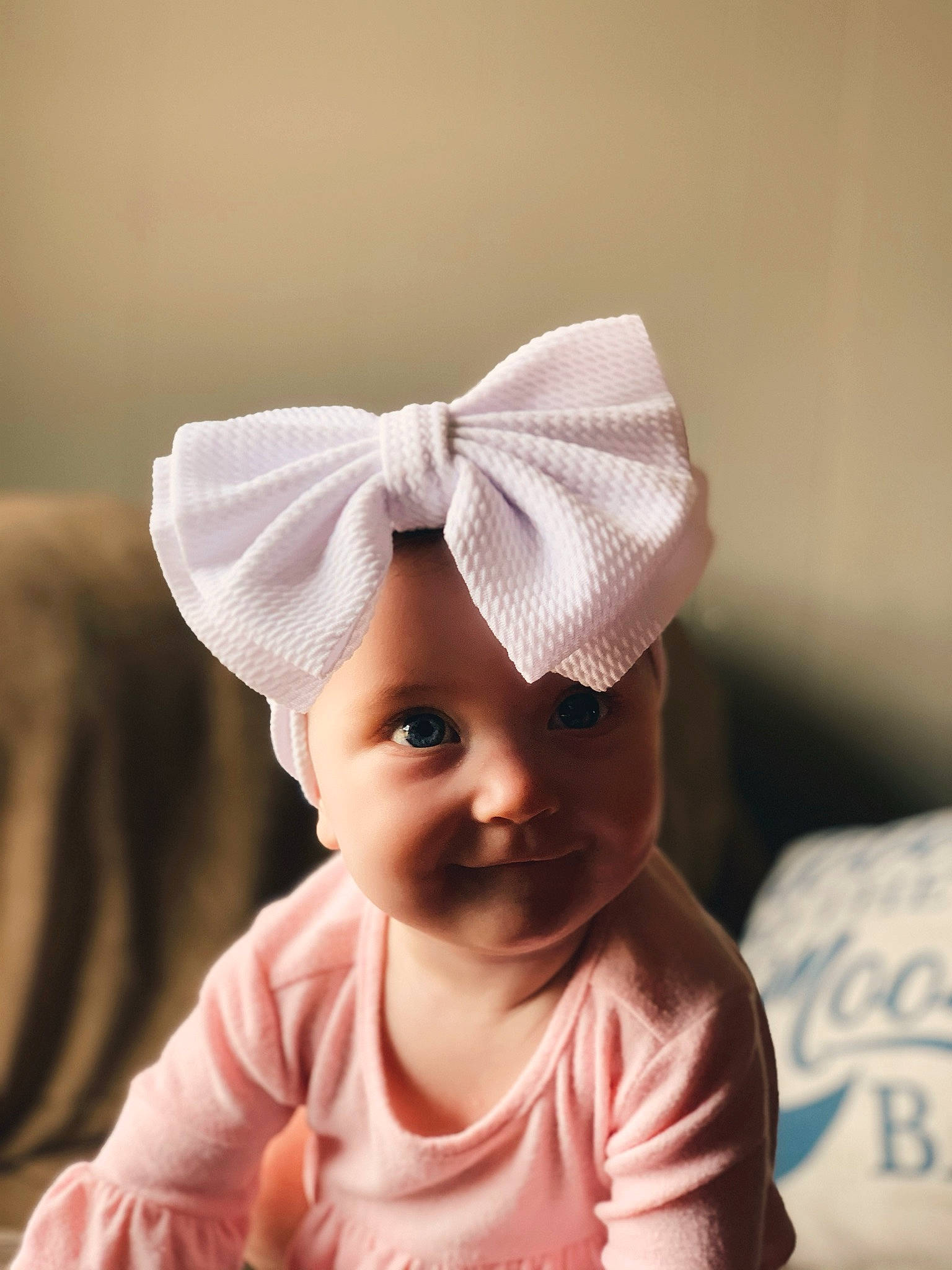 Shaelynn joined the competition — help win amazing prizes! baby, baby_toddler_clothing, cap, child, chin, close_up, comfort, costume_hat, fashion_accessory, fun, happy, headgear, lip, magenta, person, pink, portrait_photography, skin, sleeve, smile