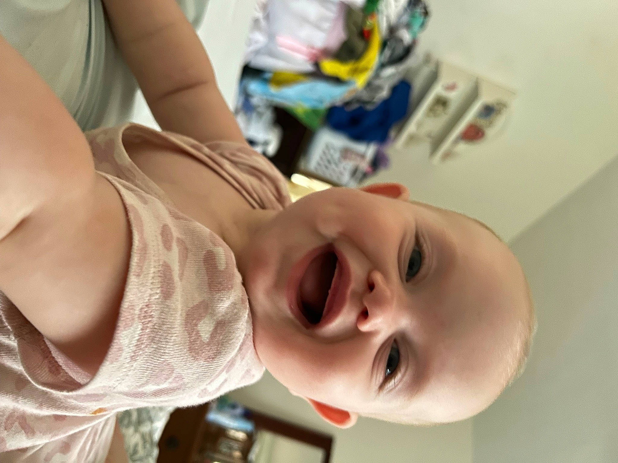 Mabel joined the competition — help win amazing prizes! baby, baby_toddler_clothing, cheek, chest, child, ear, elbow, eyelash, fun, happy, jaw, laugh, lip, mouth, neck, nose, person, sleeve, smile, toddler