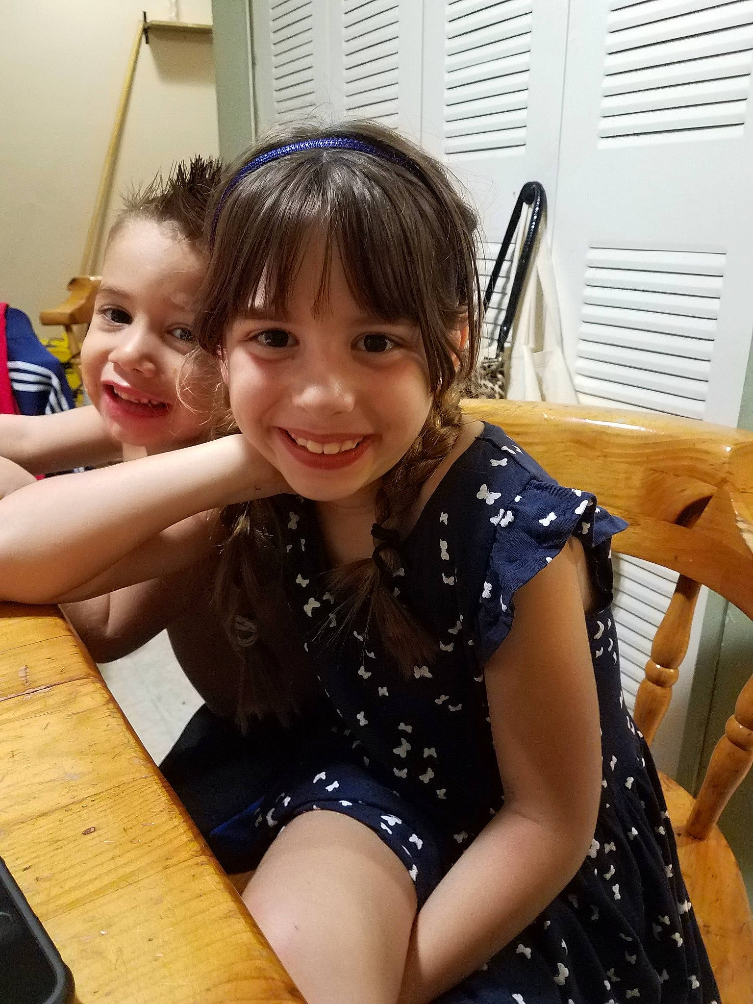 Lilianna joined the competition — help win amazing prizes! abdomen, arm, child, daughter, joy, leg, person, room, sitting, smile, thigh