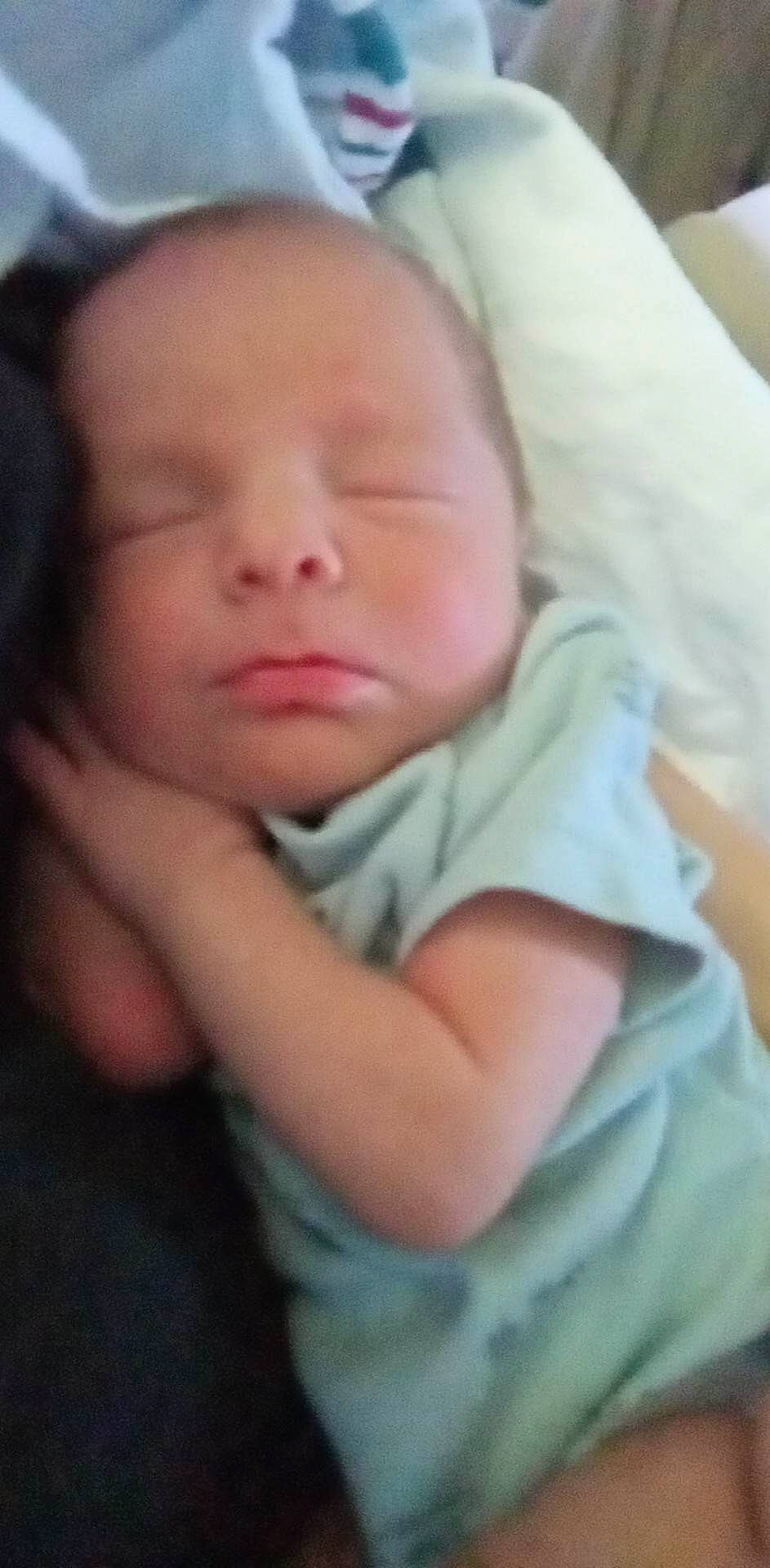 Oliver is registered to the contest to win money with this photo: baby, baby_sleeping, baby_toddler_clothing, bedtime, cheek, child, comfort, eyebrow, eyelash, fun, gesture, happy, iris, linens, lip, nap, nose, person, sleeve, thumb