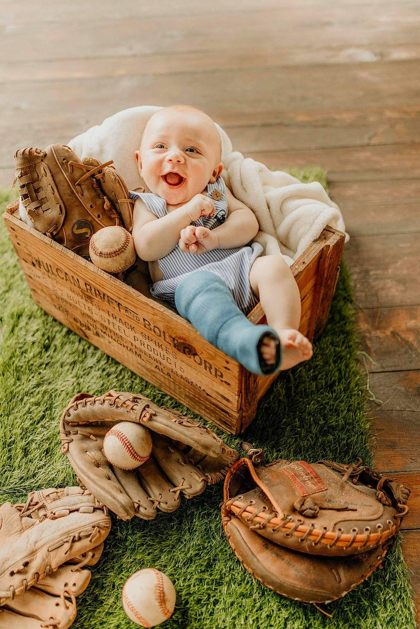 Creed joined the competition — help win amazing prizes! baby, basket, chair, comfort, grass, grass_family, happy, leisure, outdoor_furniture, people_in_nature, person, picnic_basket, plant, recreation, shoe, sitting, smile, storage_basket, toddler, wicker