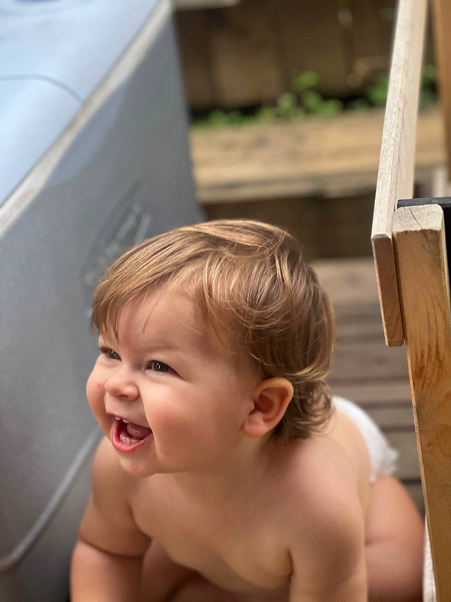 London is registered to the contest to win money with this photo: baby_bathing, bathing, bathroom, cheek, child, eyebrow, eyelash, face, facial_expression, fun, hair, hairstyle, happy, head, leisure, person, shoulder, skin, smile, toddler