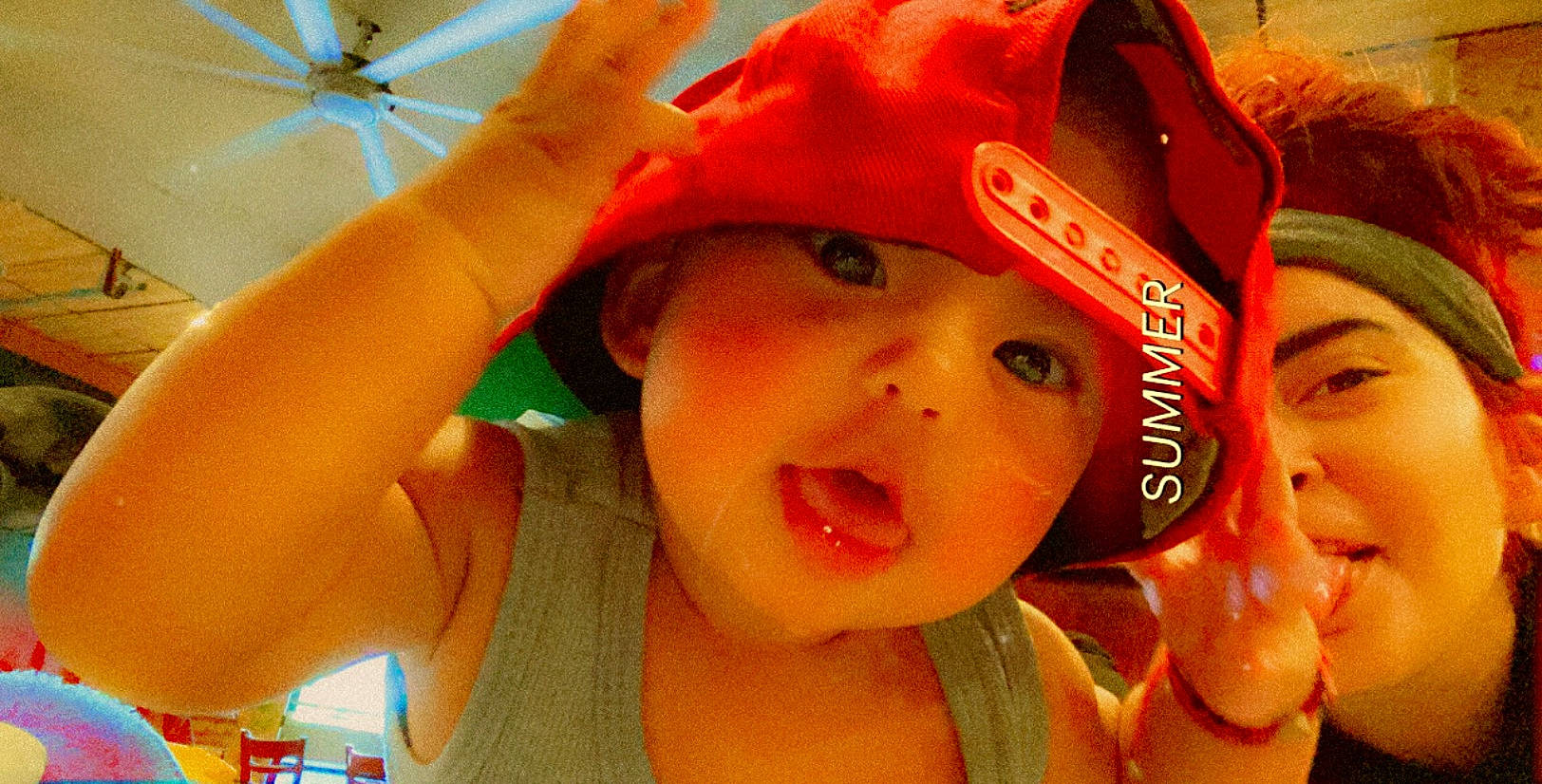 Alejandro joined the competition — help win amazing prizes! baby, cap, cheek, ear, eye, eyebrow, eyelash, finger, fun, happy, headgear, headwear, leisure, lip, mouth, neck, nose, orange, person, skin