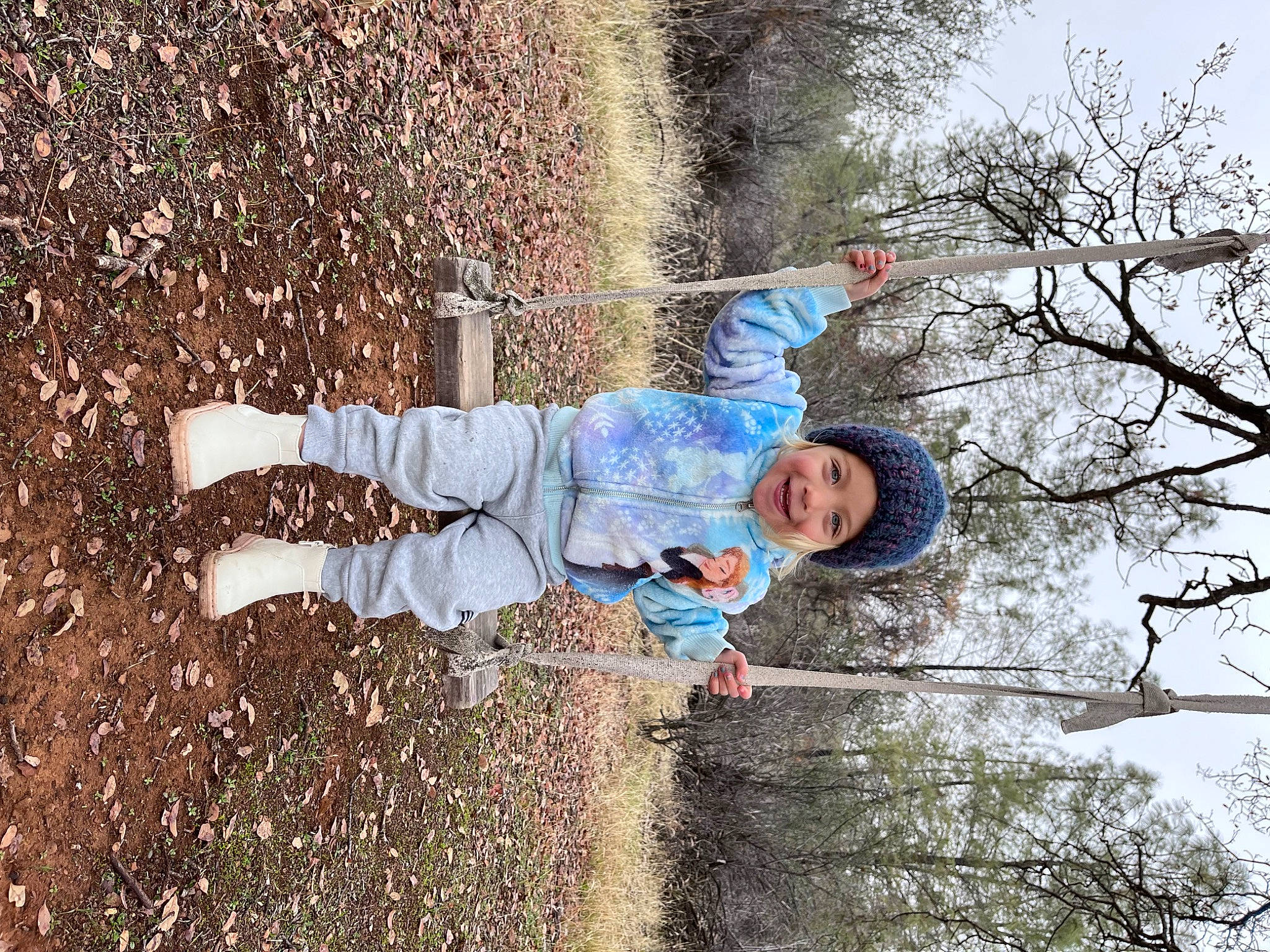 Adalynn joined the competition — help win amazing prizes! baby, child, freezing, fun, grass, happy, headwear, joy, landscape, leisure, people_in_nature, person, plant, recreation, reflection, shadow, sky, soil, toddler, tree