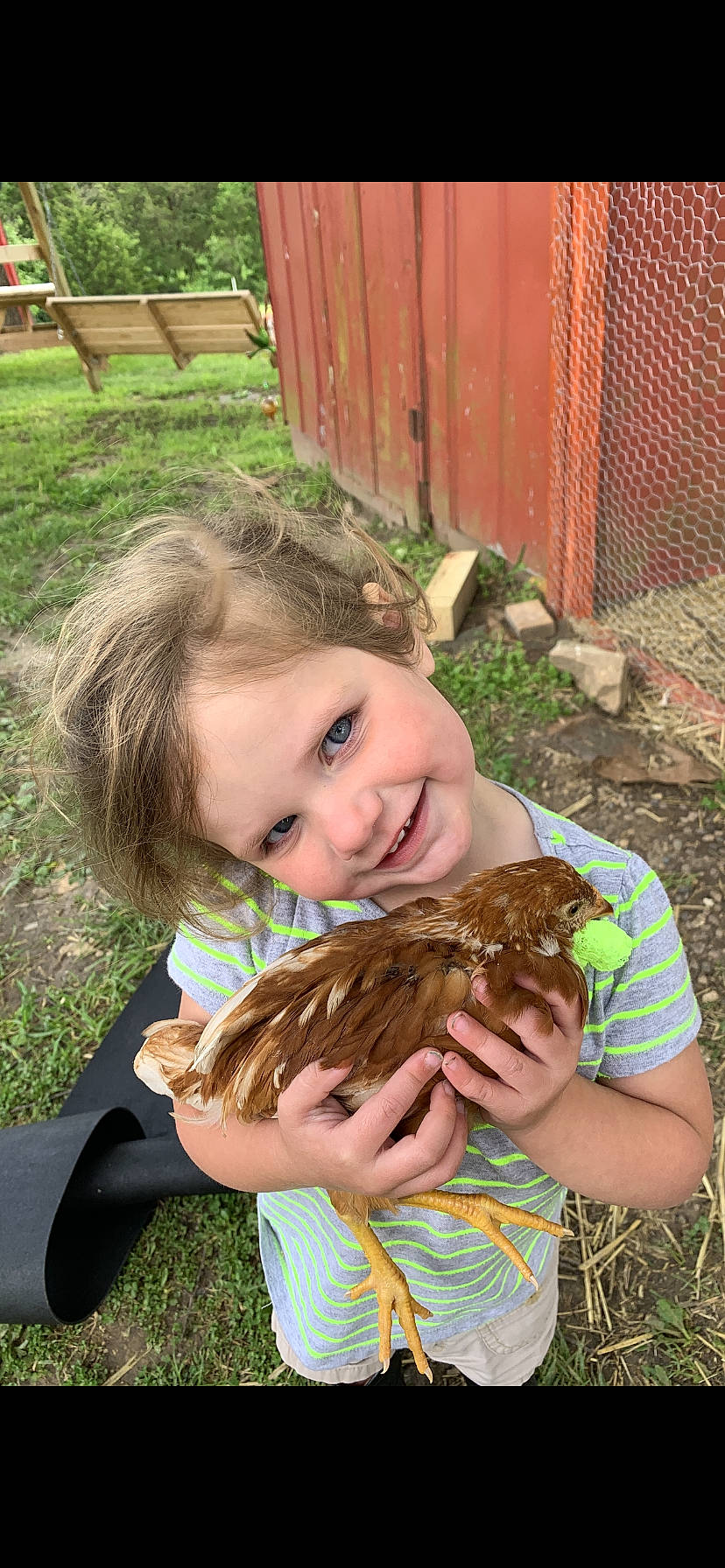 Adalyn joined the competition — help win amazing prizes! grass, joy, person