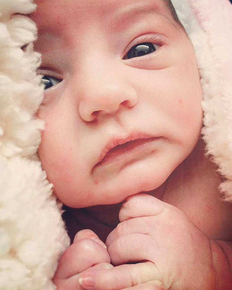 Maria joined the competition — help win amazing prizes! baby, beauty, cheek, child, chin, close_up, eye, eyebrow, face, facial_expression, forehead, fur, hand, head, lip, mouth, nose, person, skin, smile